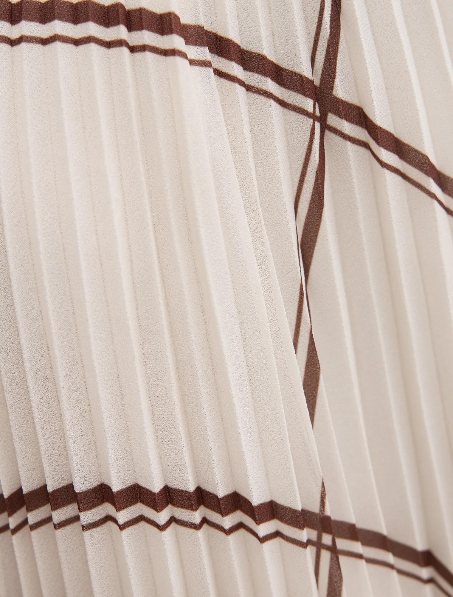 Aurora Pleated Skirt Oliver Check