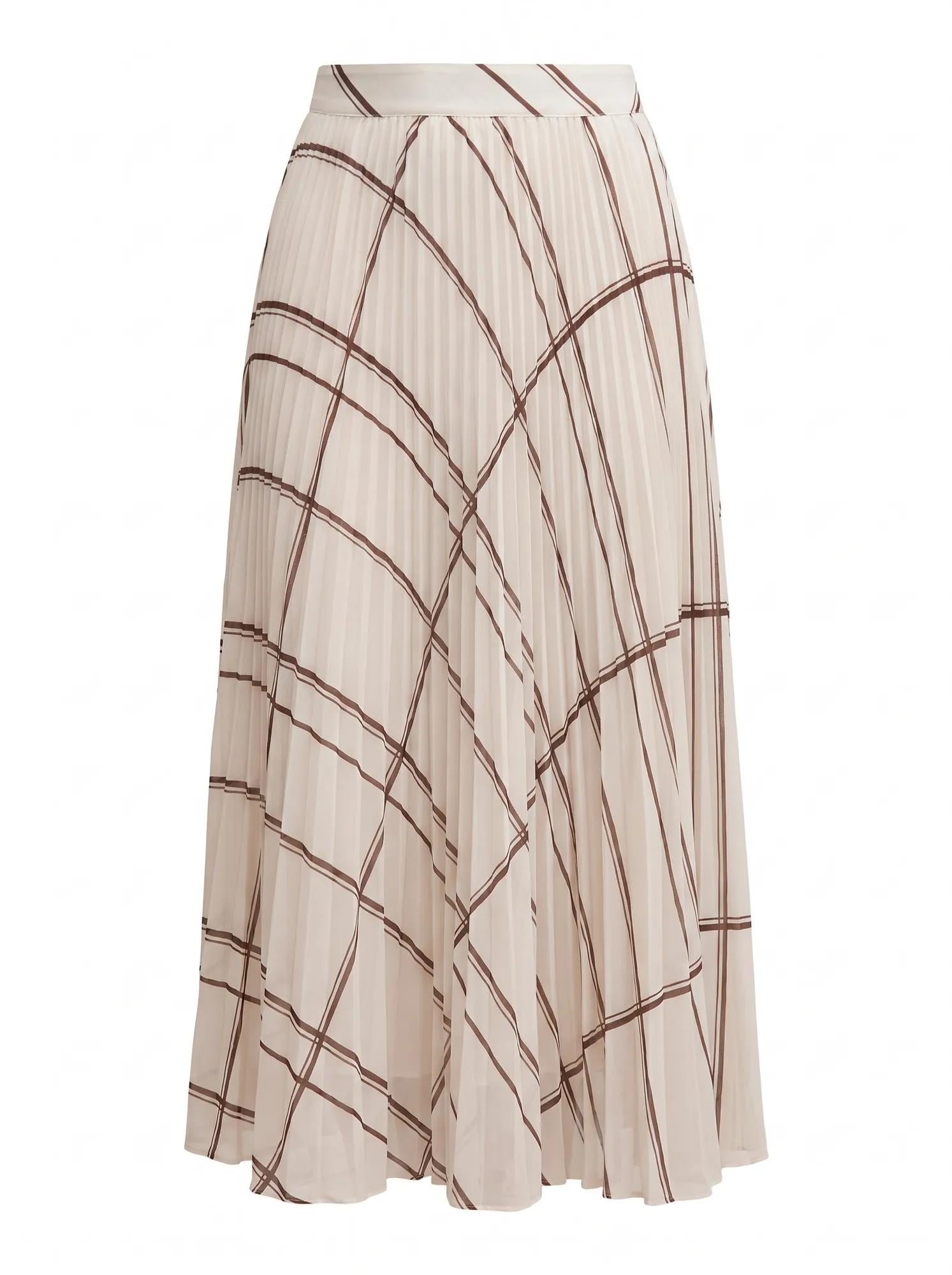 Aurora Pleated Skirt Oliver Check