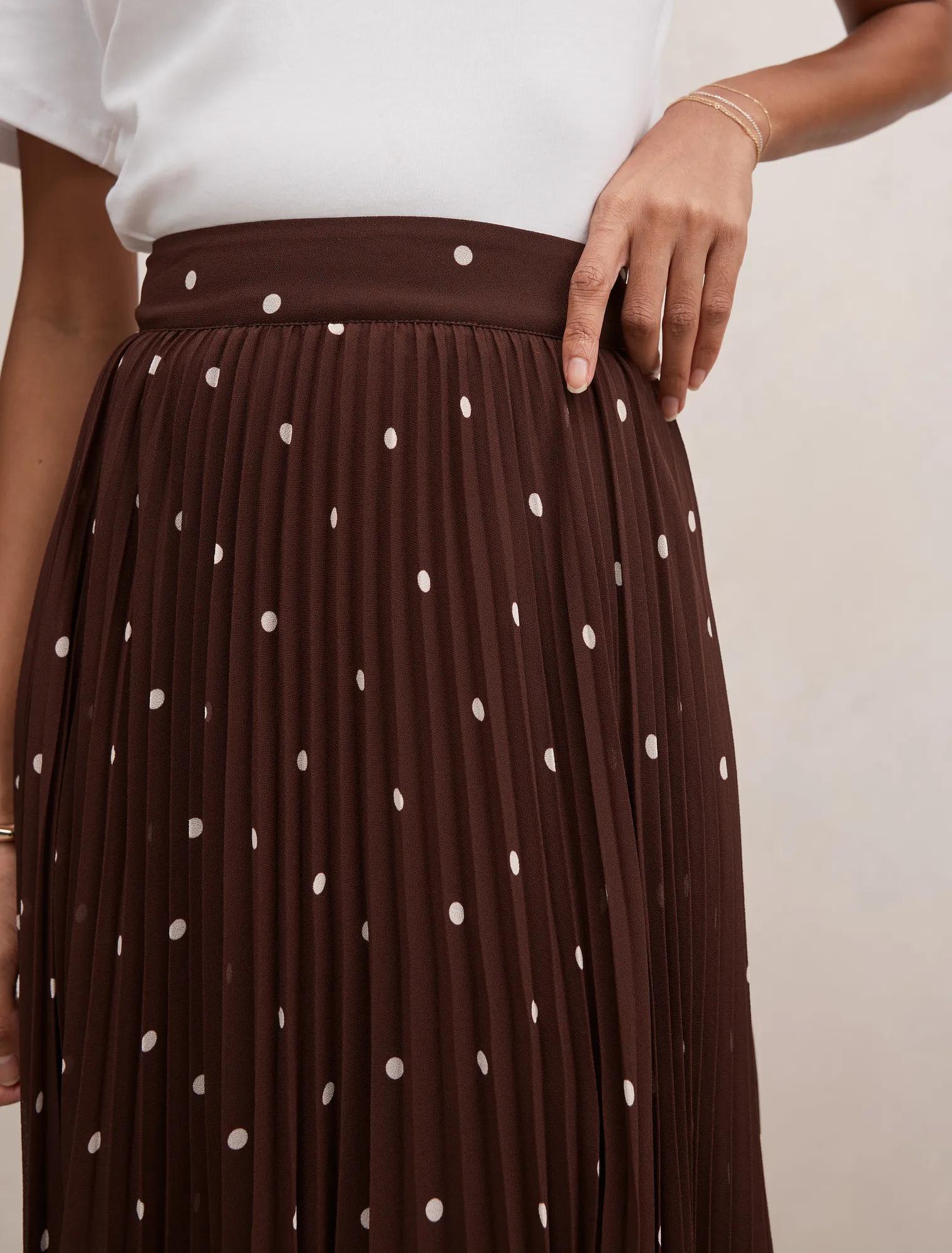 Aurora Petite Pleated Skirt Luxton Spot