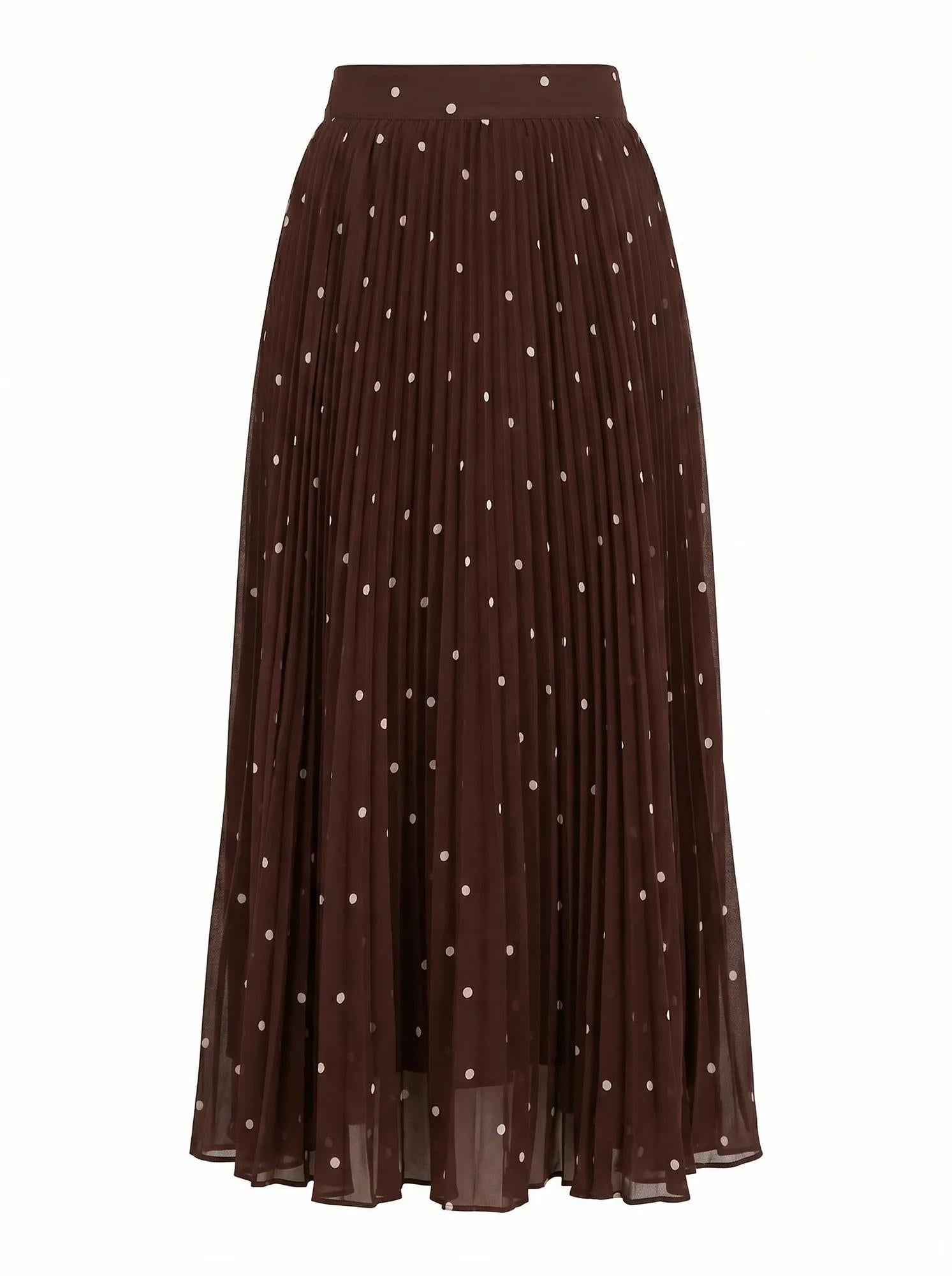 Aurora Petite Pleated Skirt Luxton Spot_mannequin