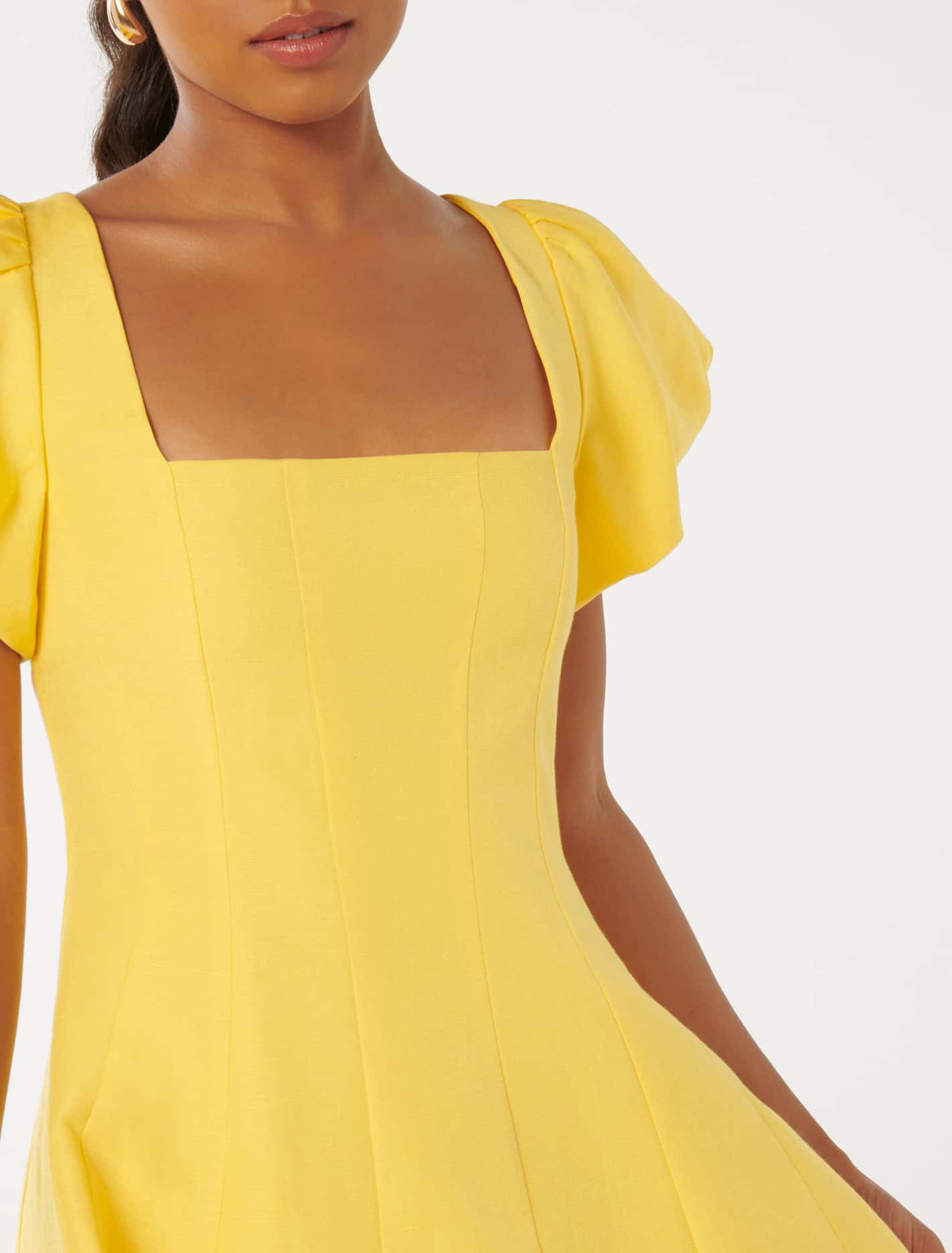 Josie Petite Square Neck Mini Aspen Gold