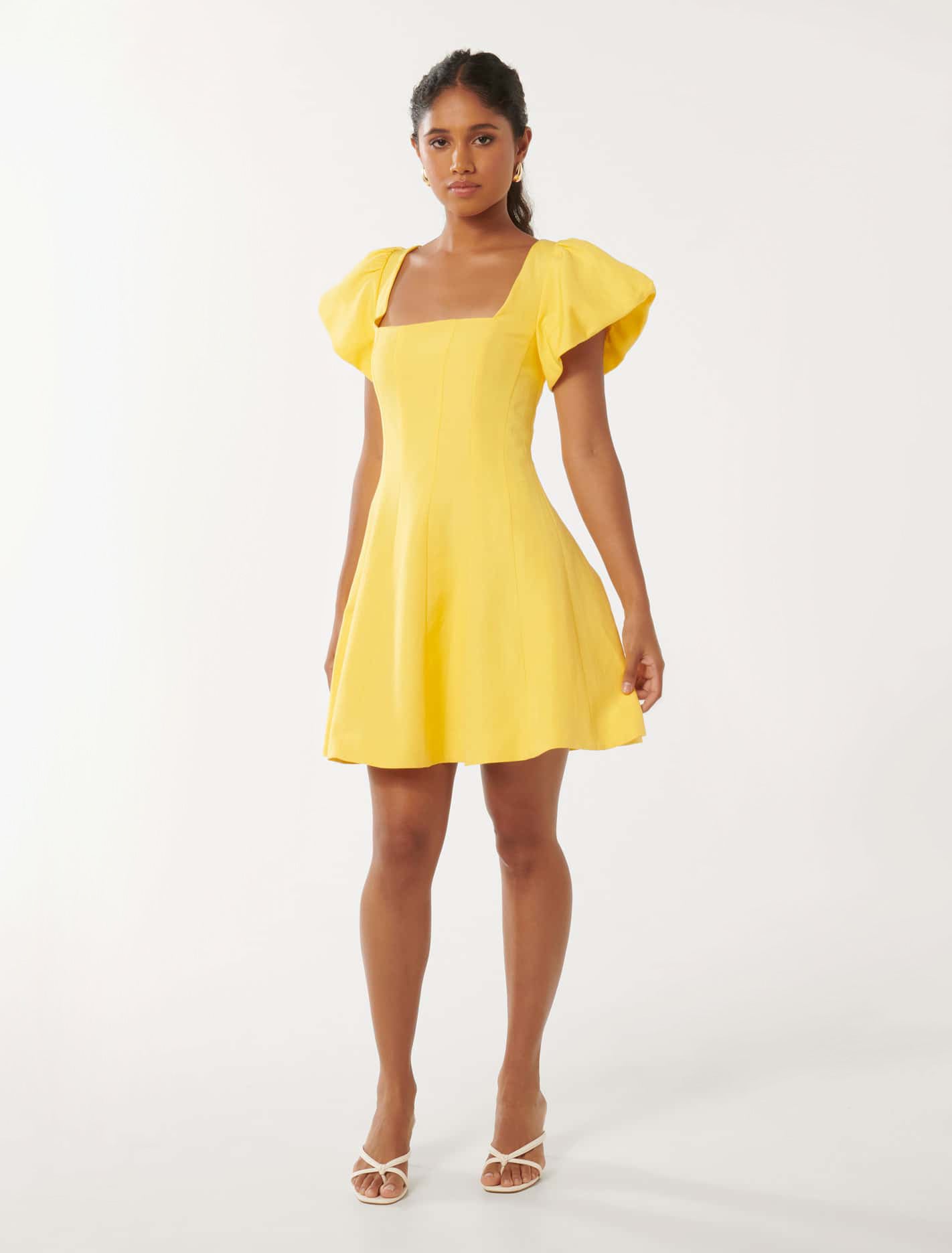 Josie Petite Square Neck Mini Aspen Gold
