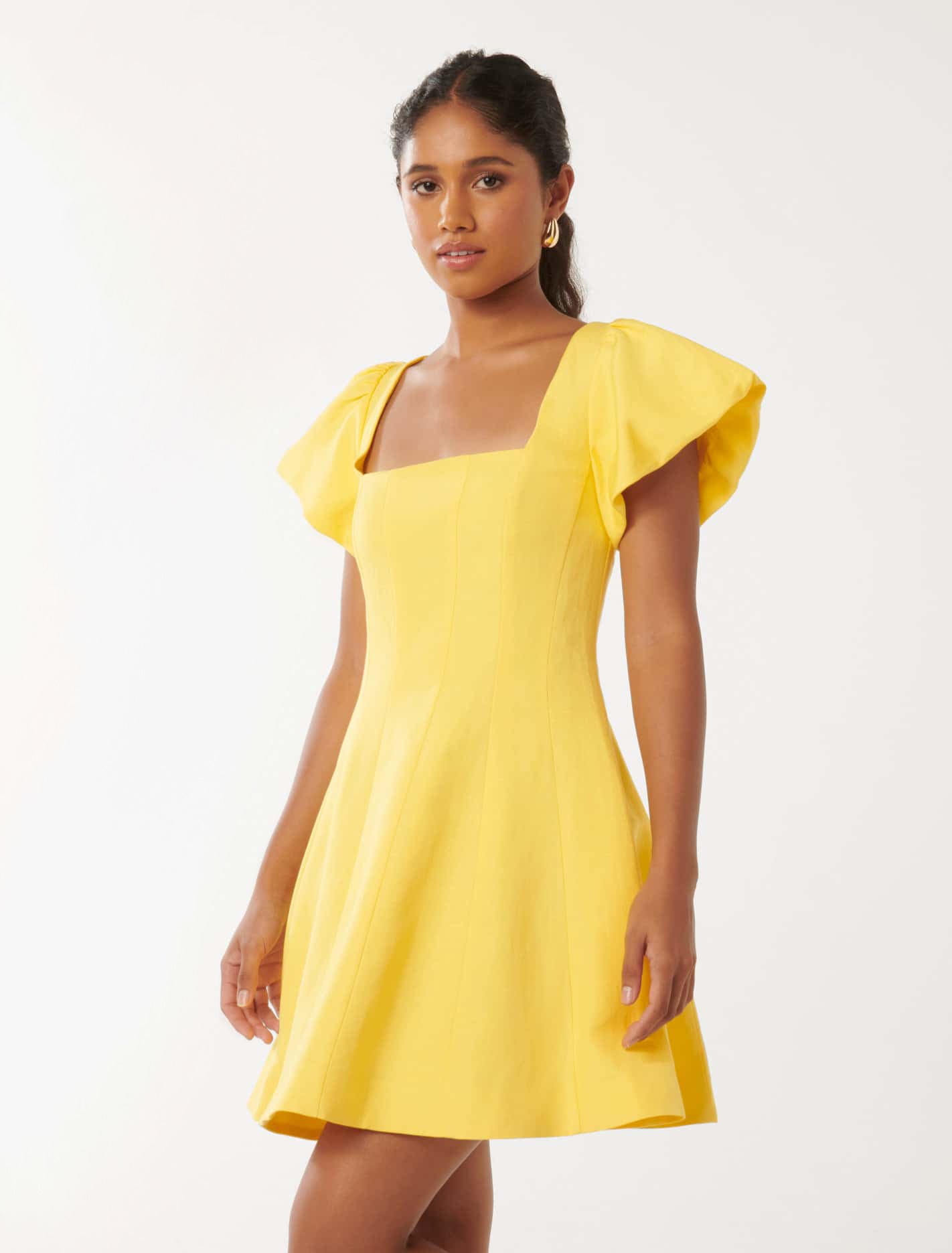 Josie Petite Square Neck Mini Aspen Gold