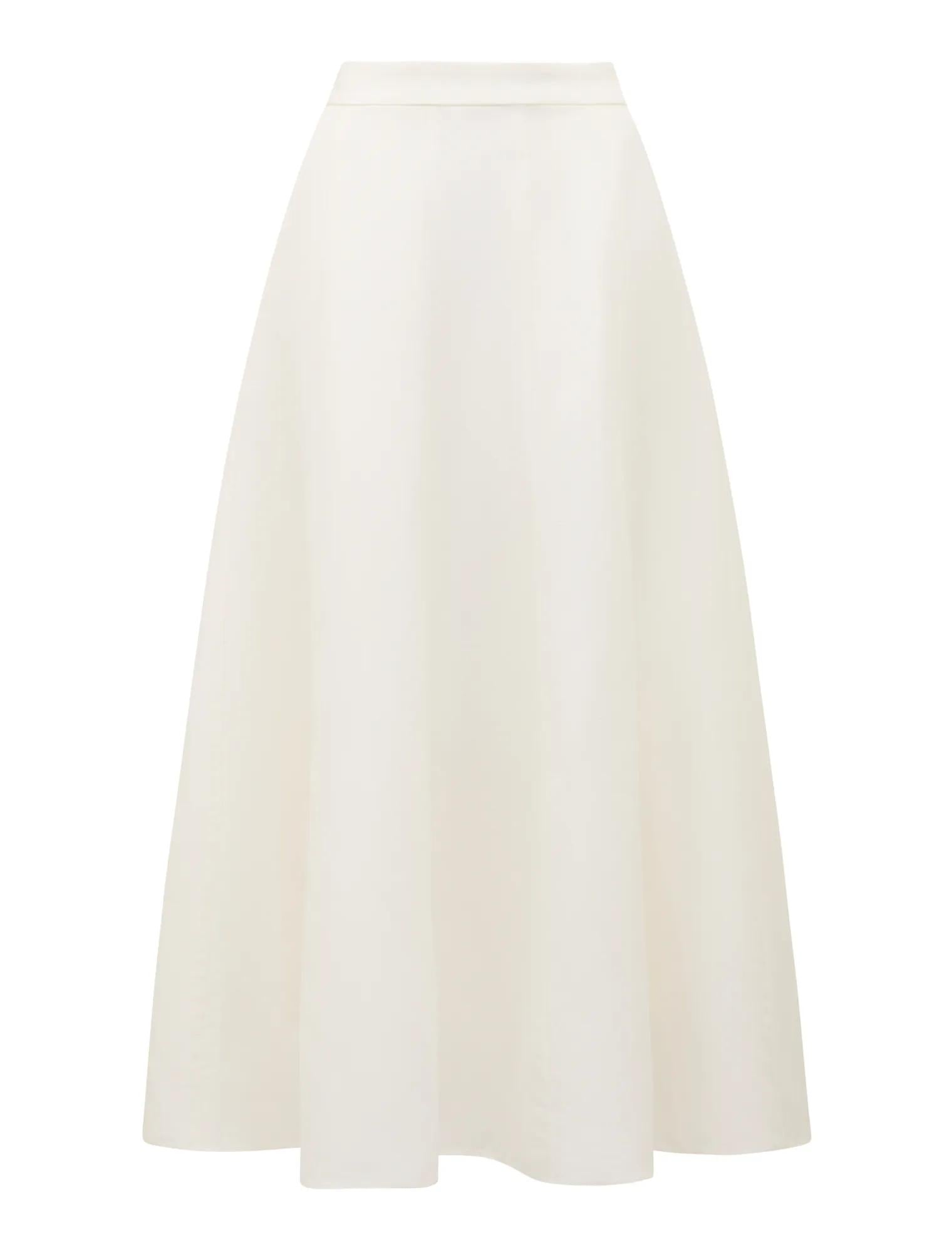Georgina Godet Skirt Porcelain