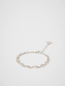 Perrie Pave Bracelet Silver/ Crystal_mannequin