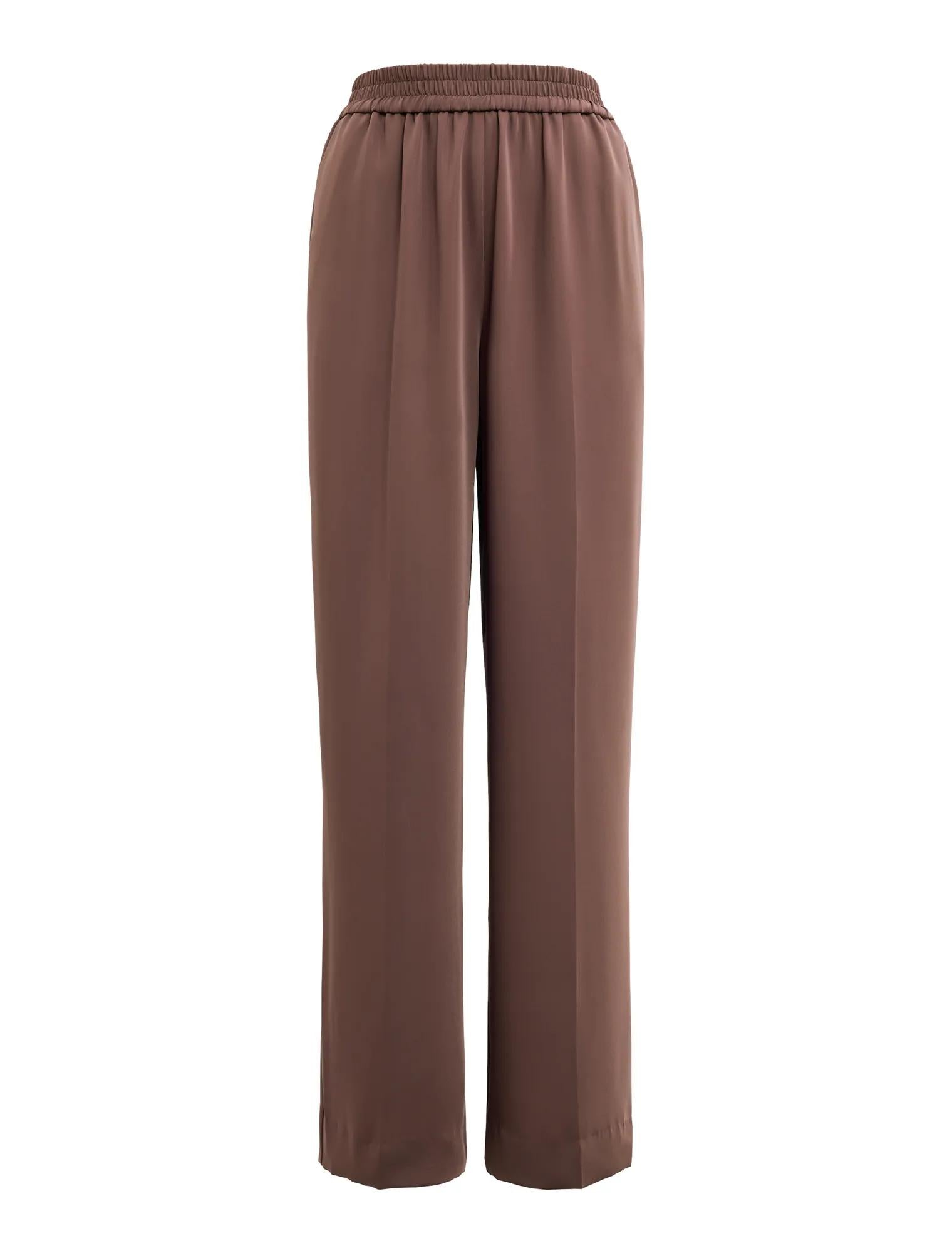Enya Elastic Wide Leg Pants Espresso Set_mannequin