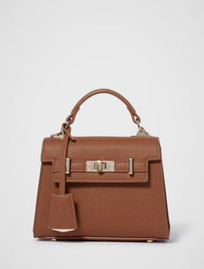 Tala Top Handle Lock Bag Tan_mannequin