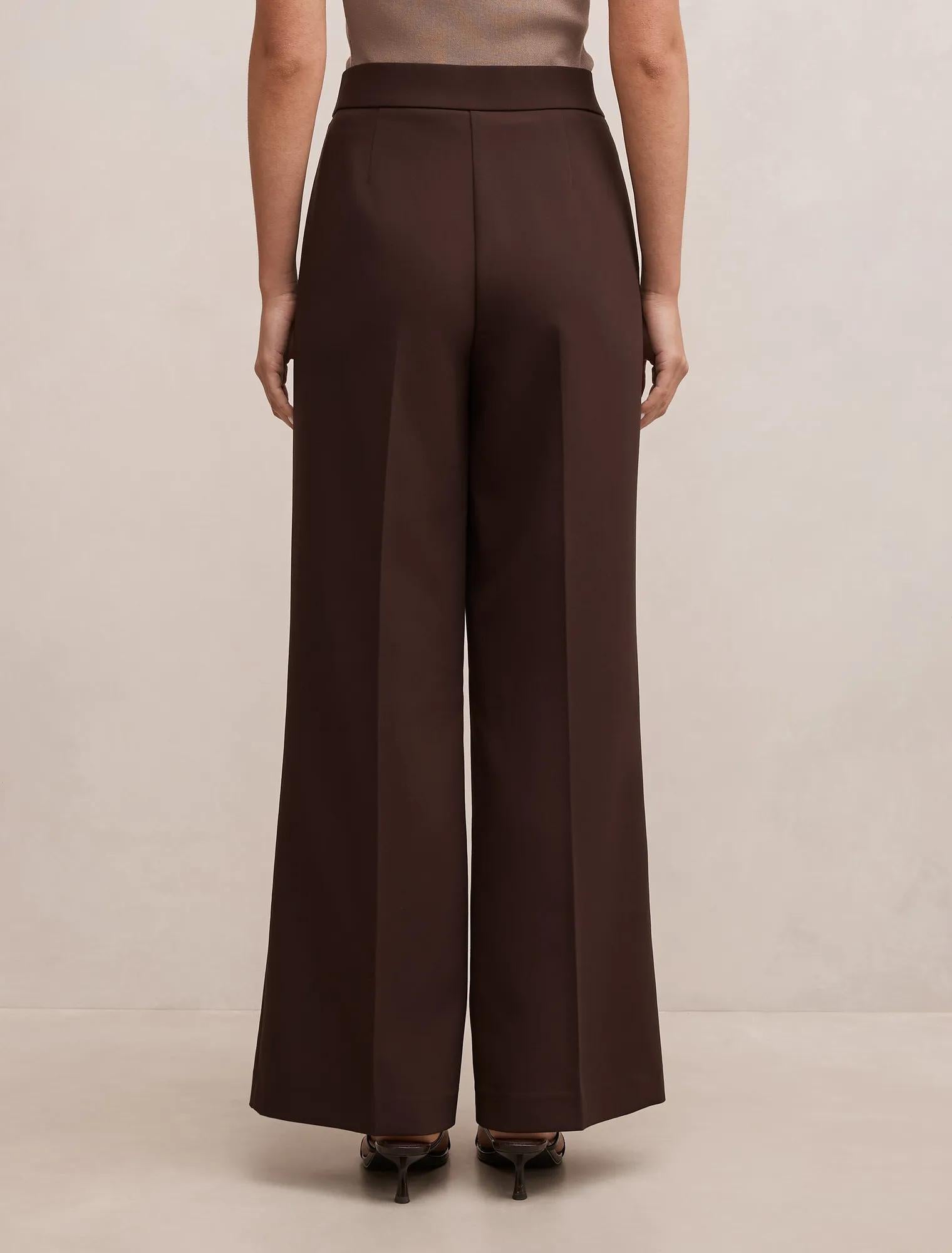 Marissa Wide Leg Pant Chocolate