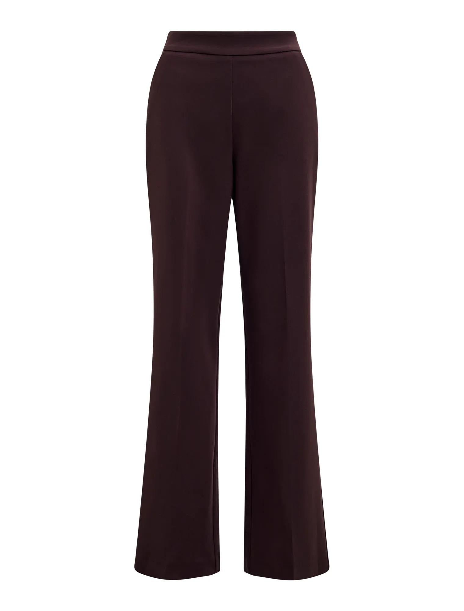 Marissa Wide Leg Pant Chocolate_mannequin