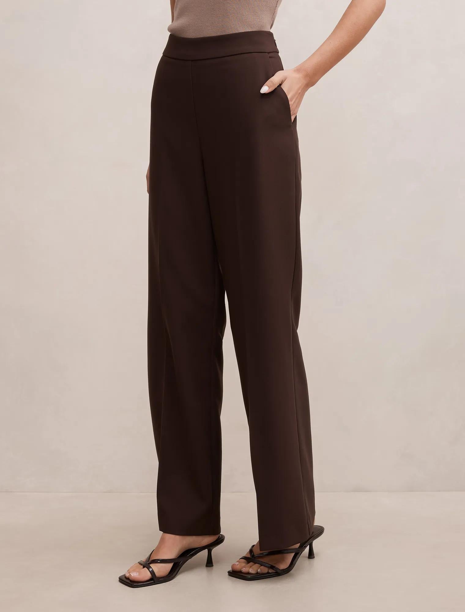 Marissa Wide Leg Pant Chocolate