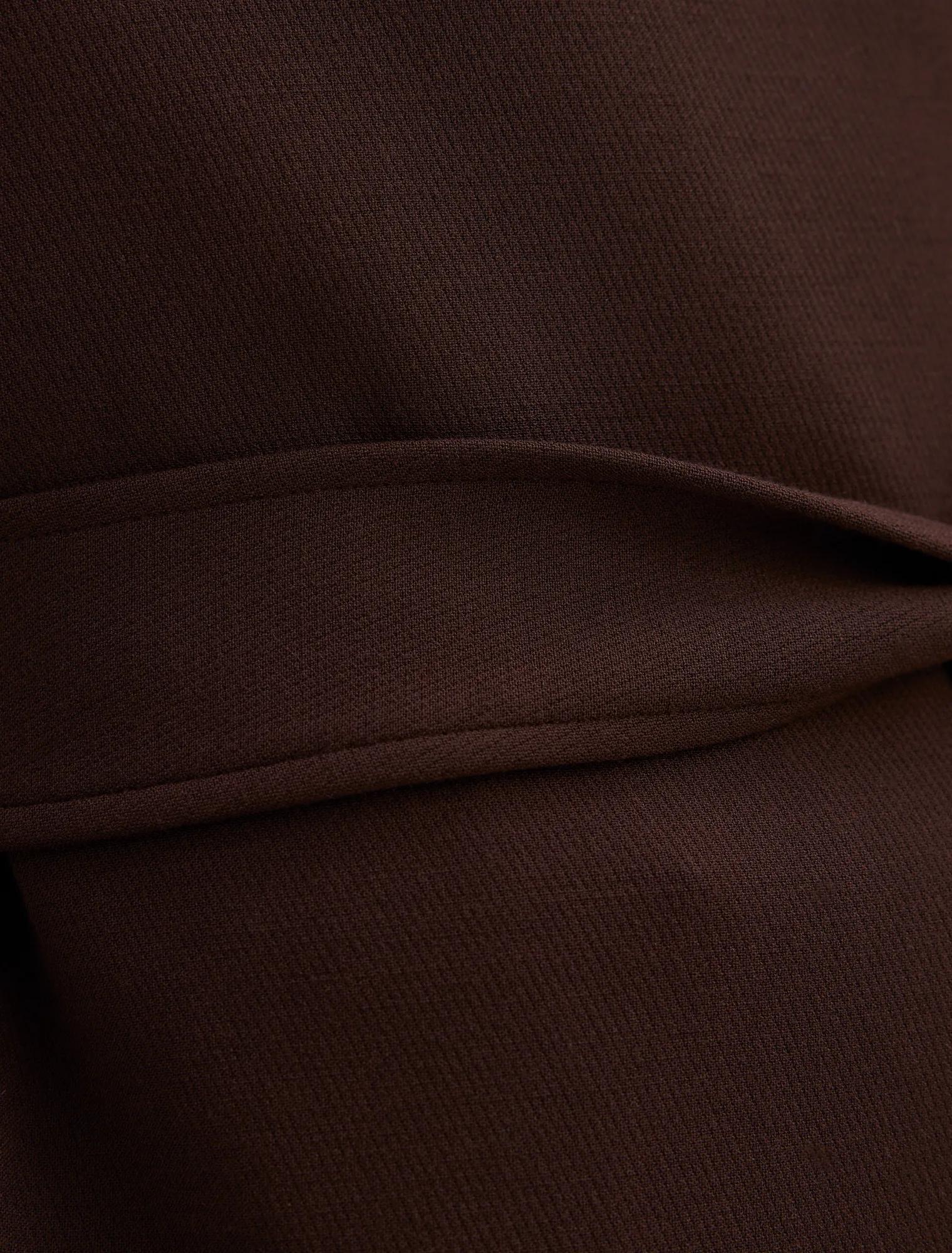 Tayla Petite Trench Coat Chocolate Mousse