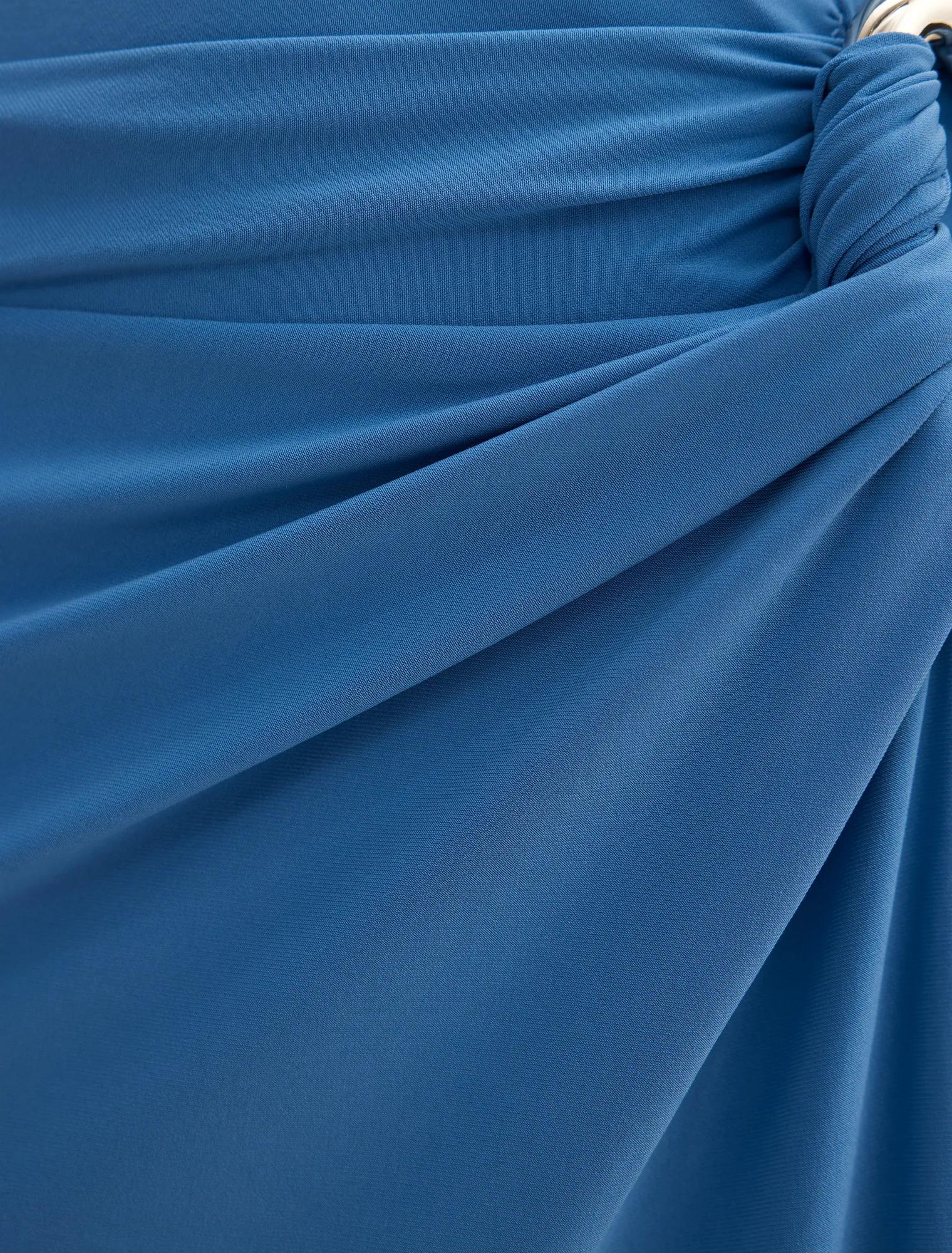 Keely Strapless Jersey Maxi Dress Palace Blue