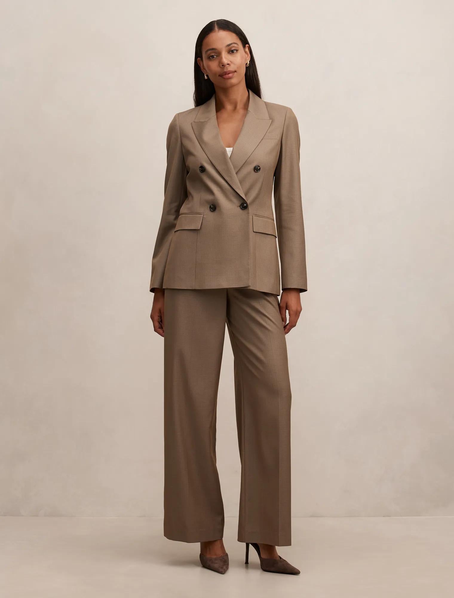 Harper Wide Leg Pants Hazel Suit