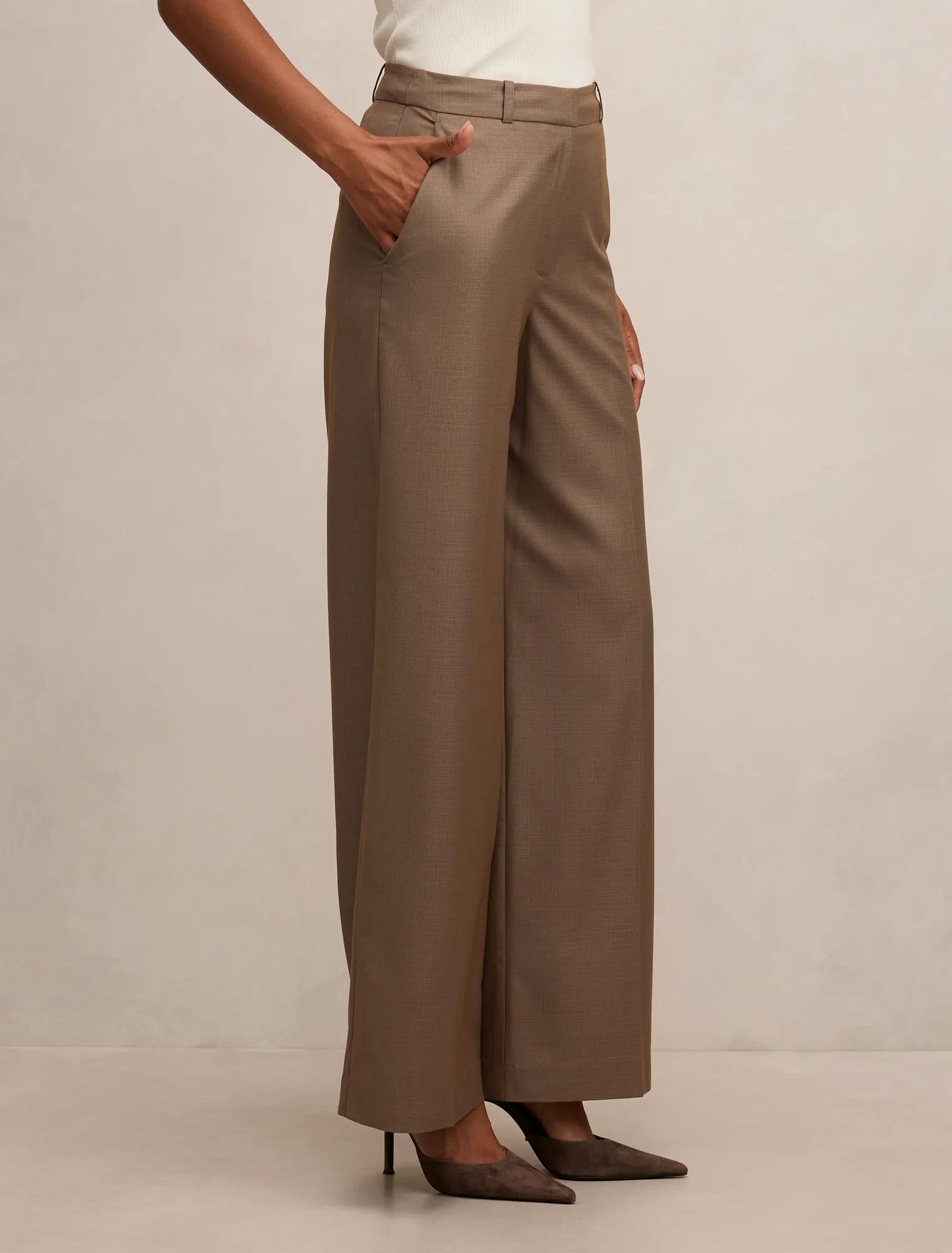 Harper Wide Leg Pants Hazel Suit