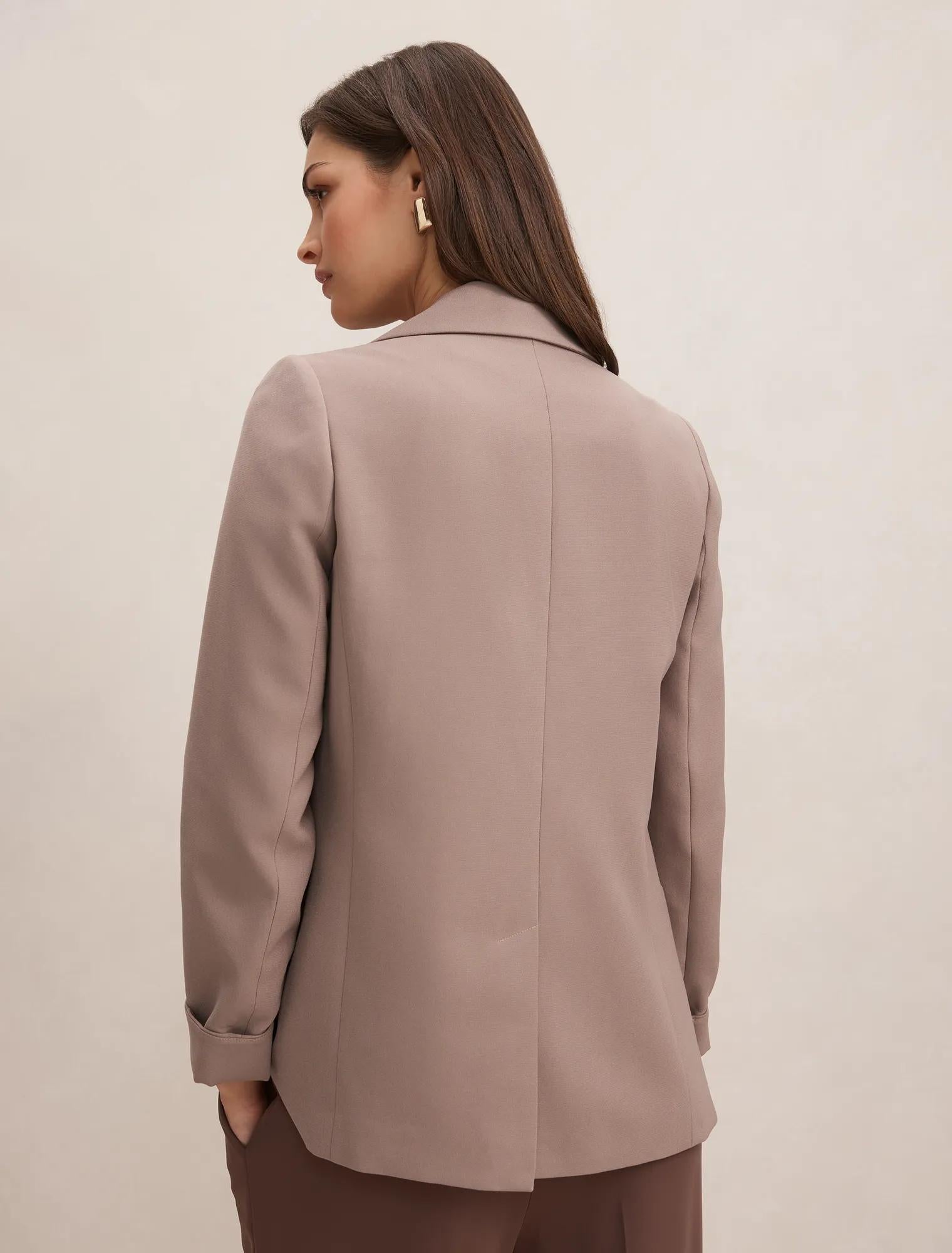 Dylan Boyfriend Blazer Mocha