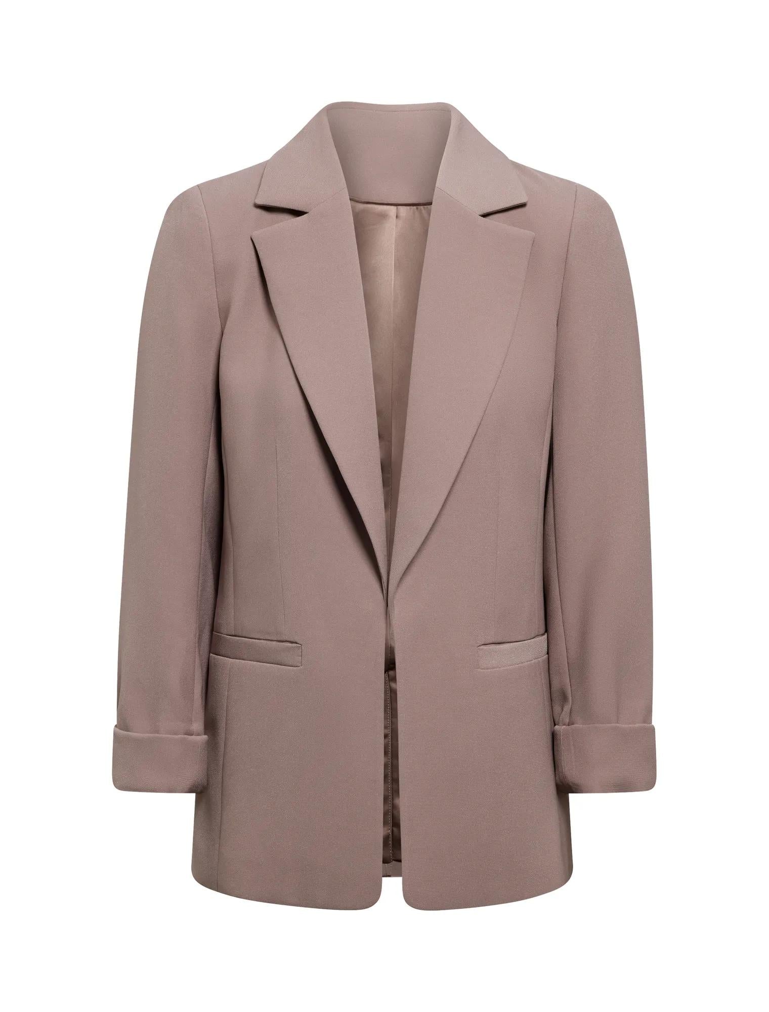 Dylan Boyfriend Blazer Mocha_mannequin