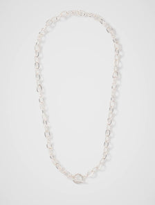 Talia T-bar Necklace Silver_mannequin