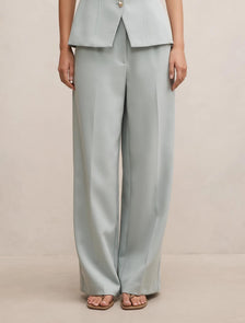 Lee Wide Leg Pant Hazy Aqua Suit