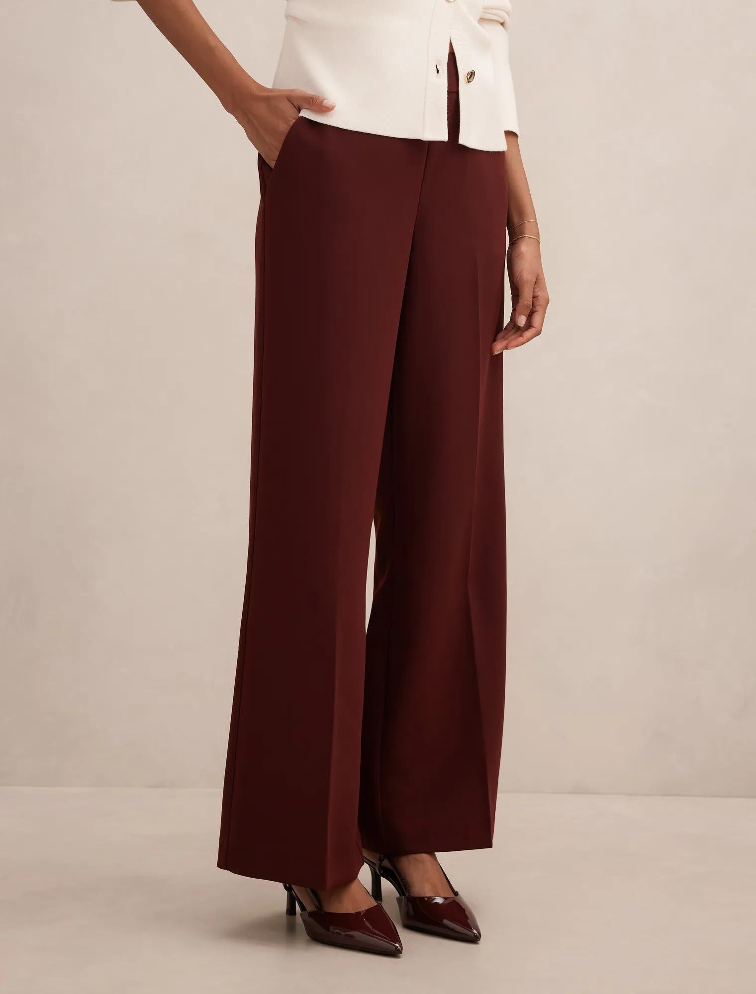 Marissa Petite Wide Leg Pants Shiraz