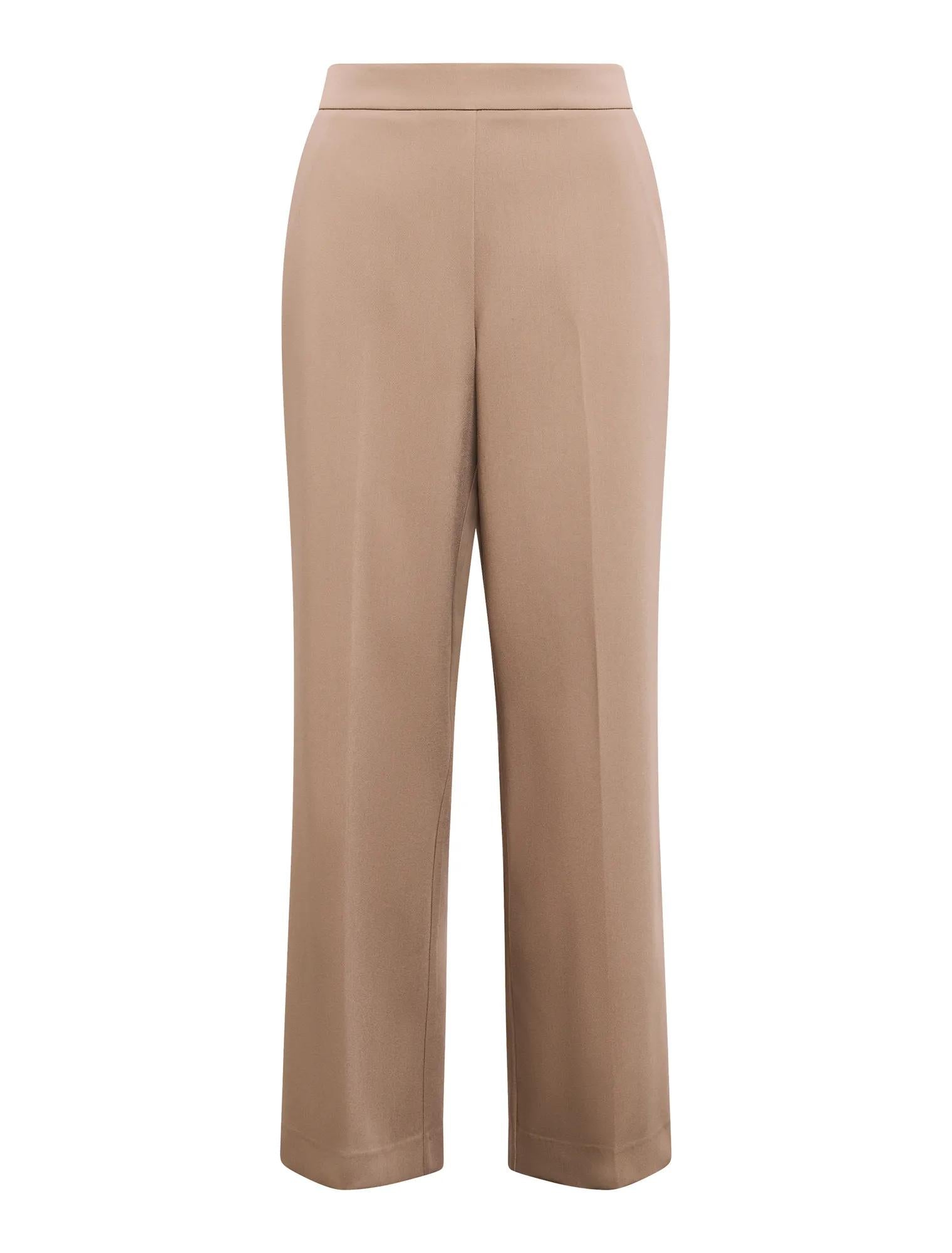 Marissa Petite Wide Leg Pants Oak_mannequin