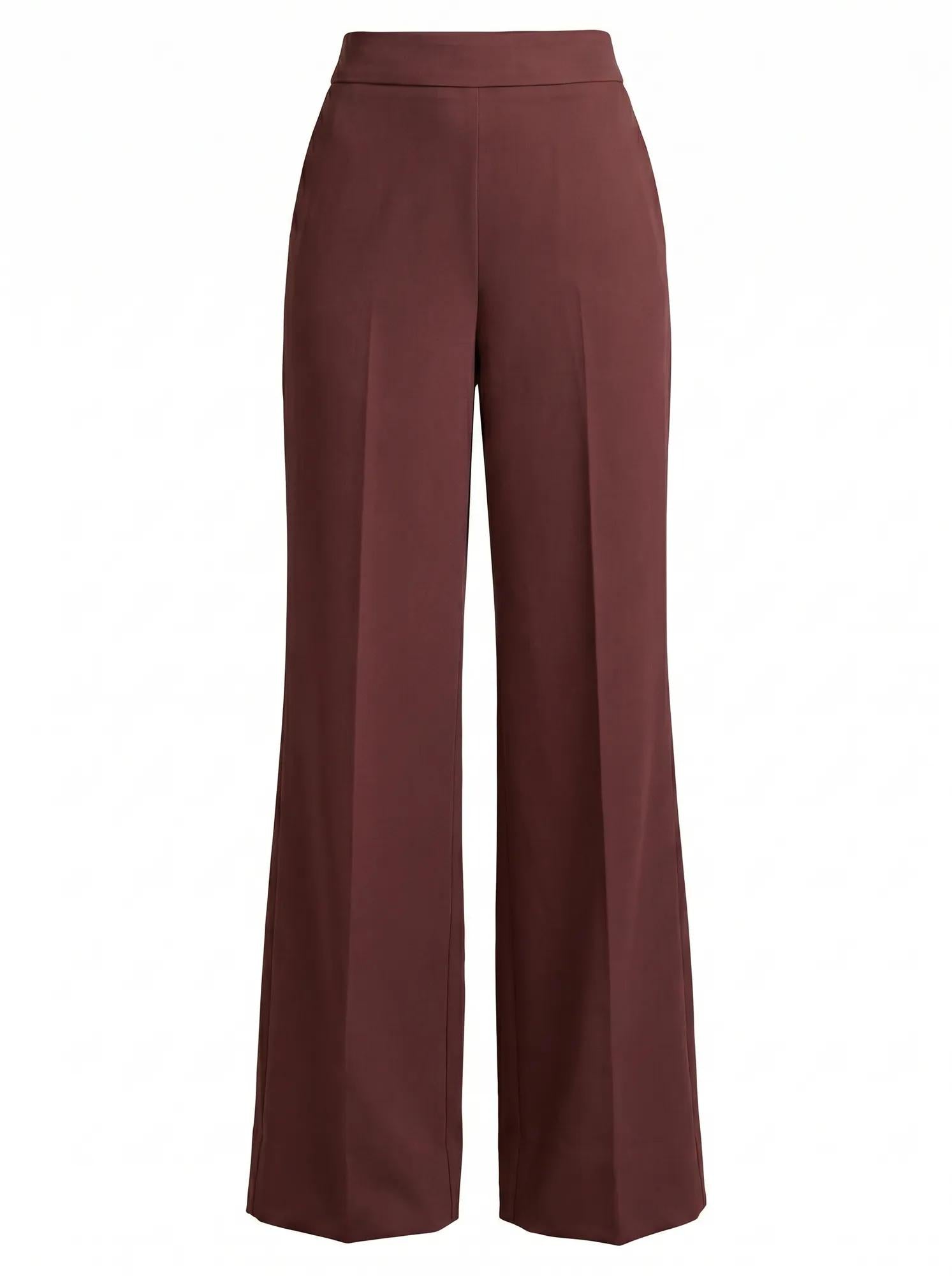 Marissa Petite Wide Leg Pants Plum Wine_mannequin