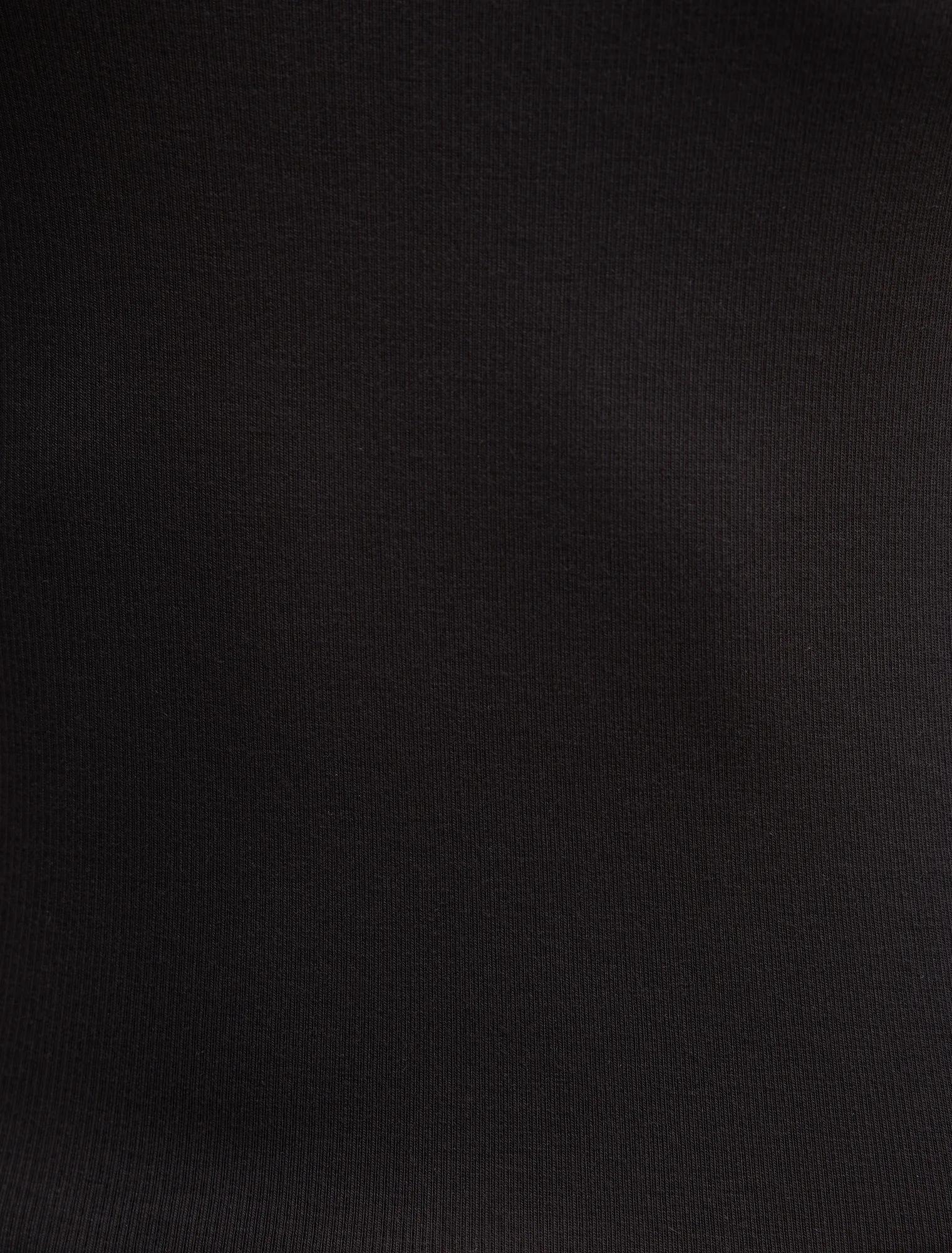 Andie Boat Neck Baby Tee Black