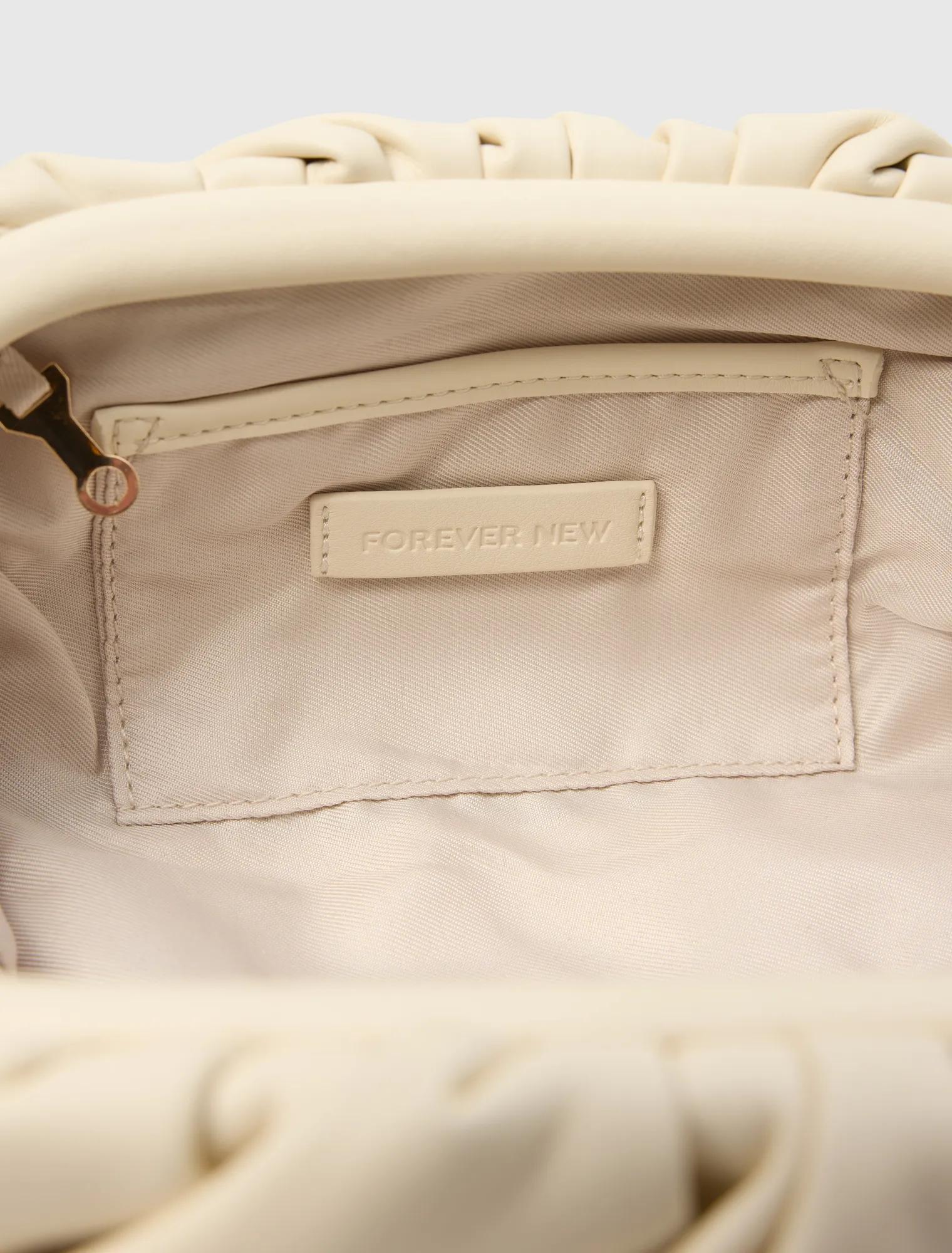 Zayla Soft Clutch Ivory