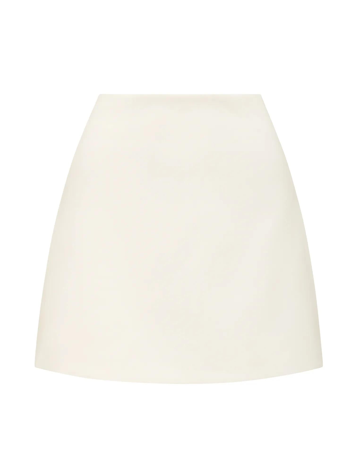 Zahlia Mini Skort Porcelain_mannequin