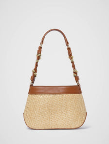 Elsie Weave Small Bag Natural/Tan_mannequin