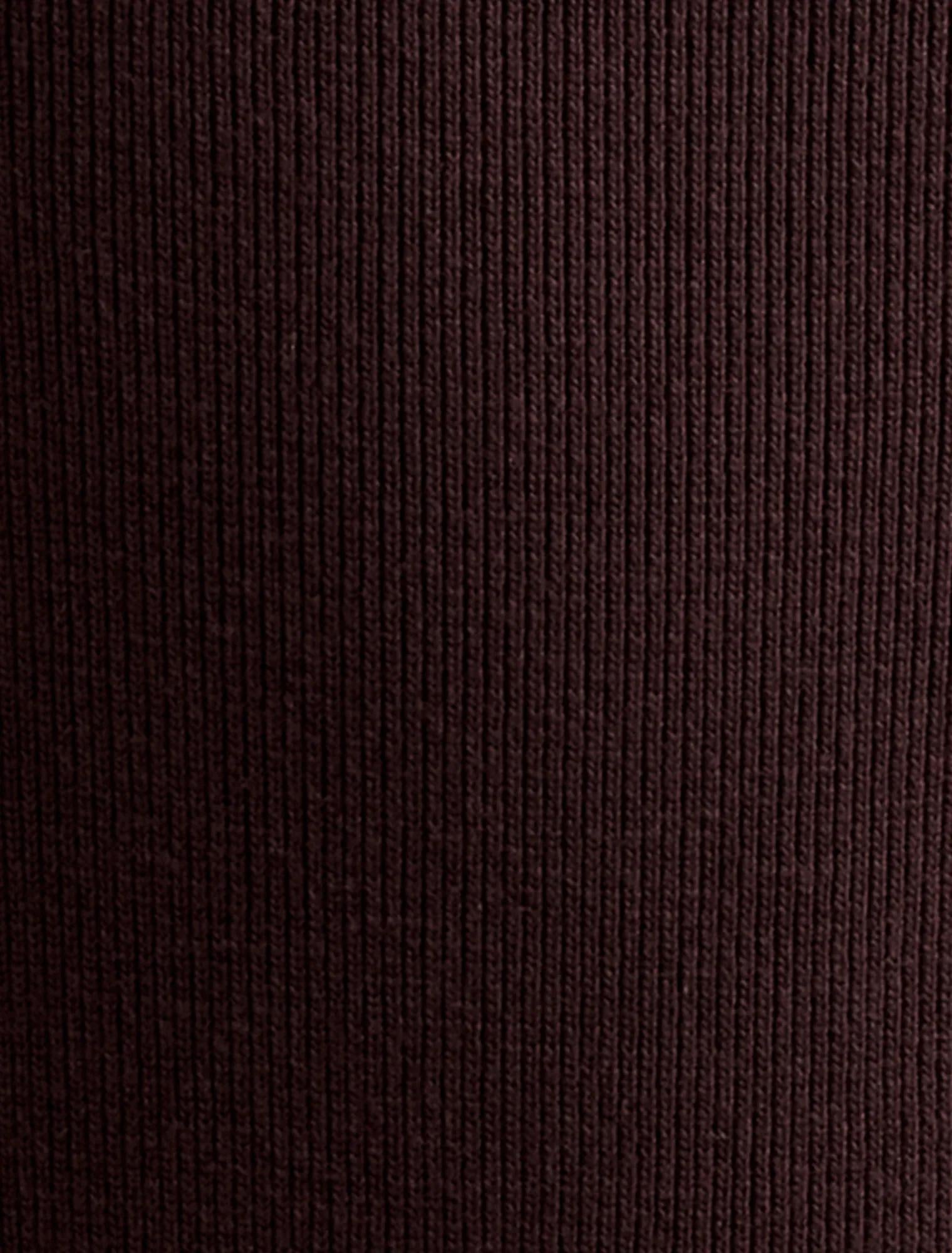 Camille Knitted Midi Dress Chocolate