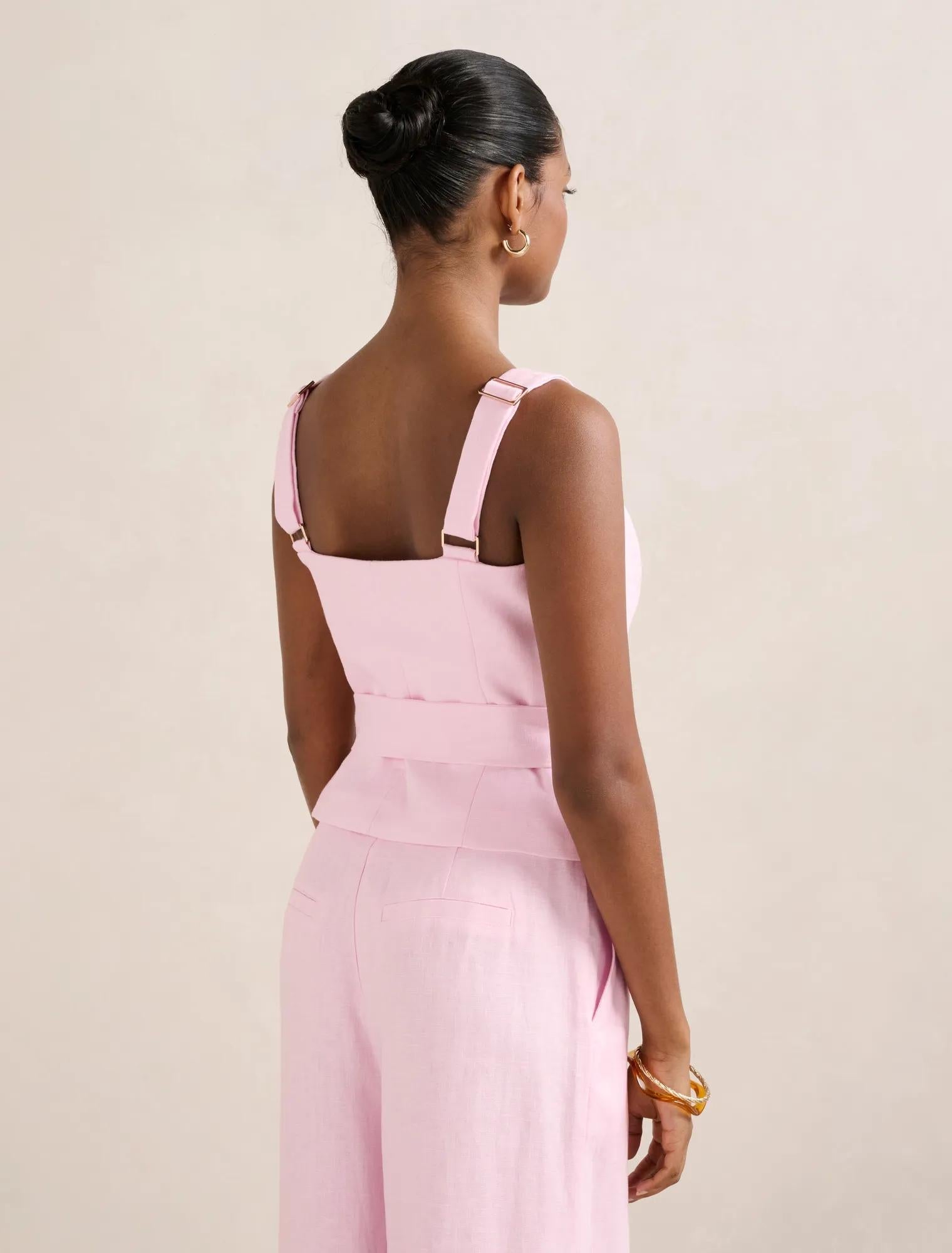 Emmy Petite Tie Up Top Cherry Blossom co-ord
