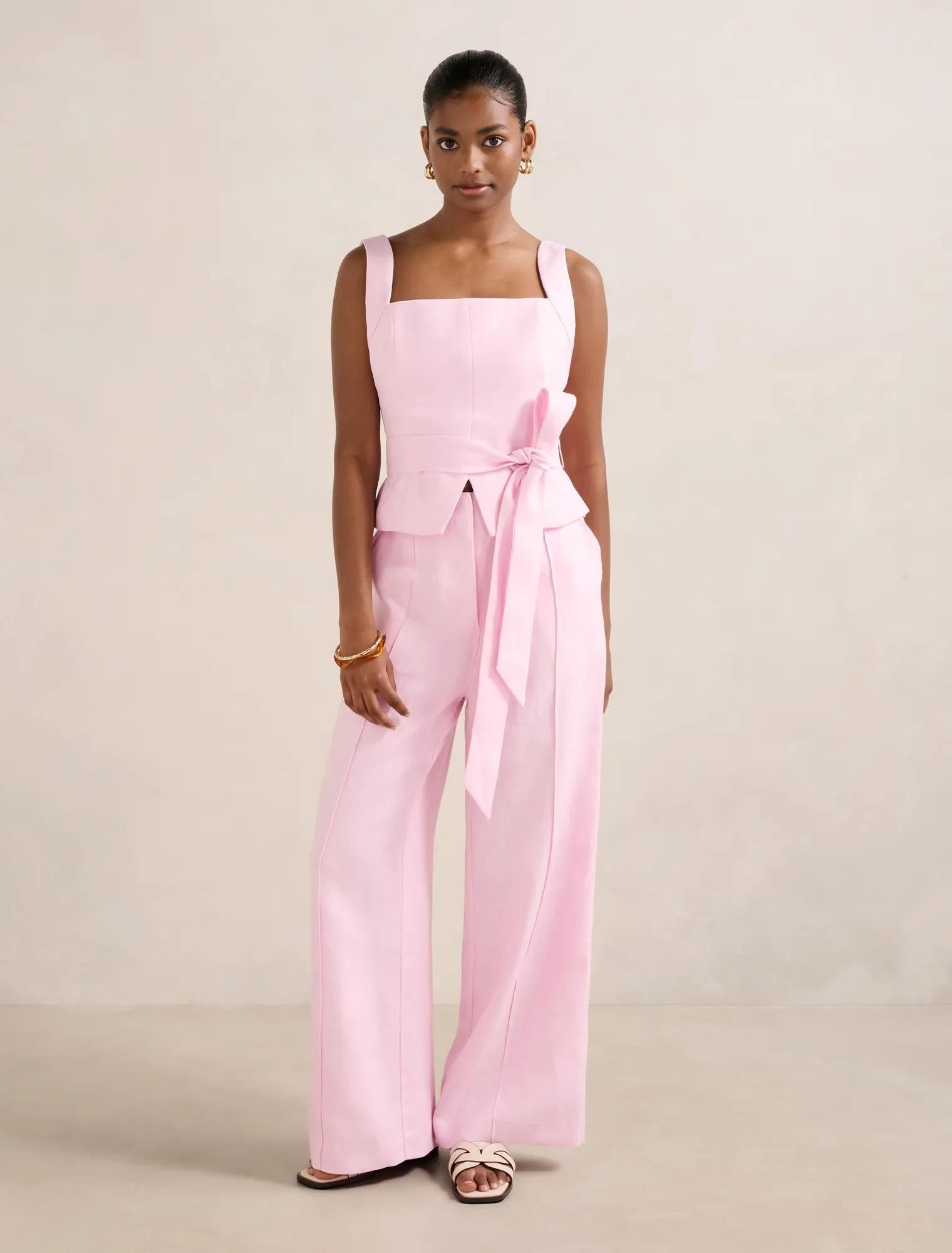 Emmy Petite Tie Up Top Cherry Blossom co-ord