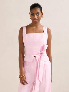 Emmy Petite Tie Up Top Cherry Blossom co-ord