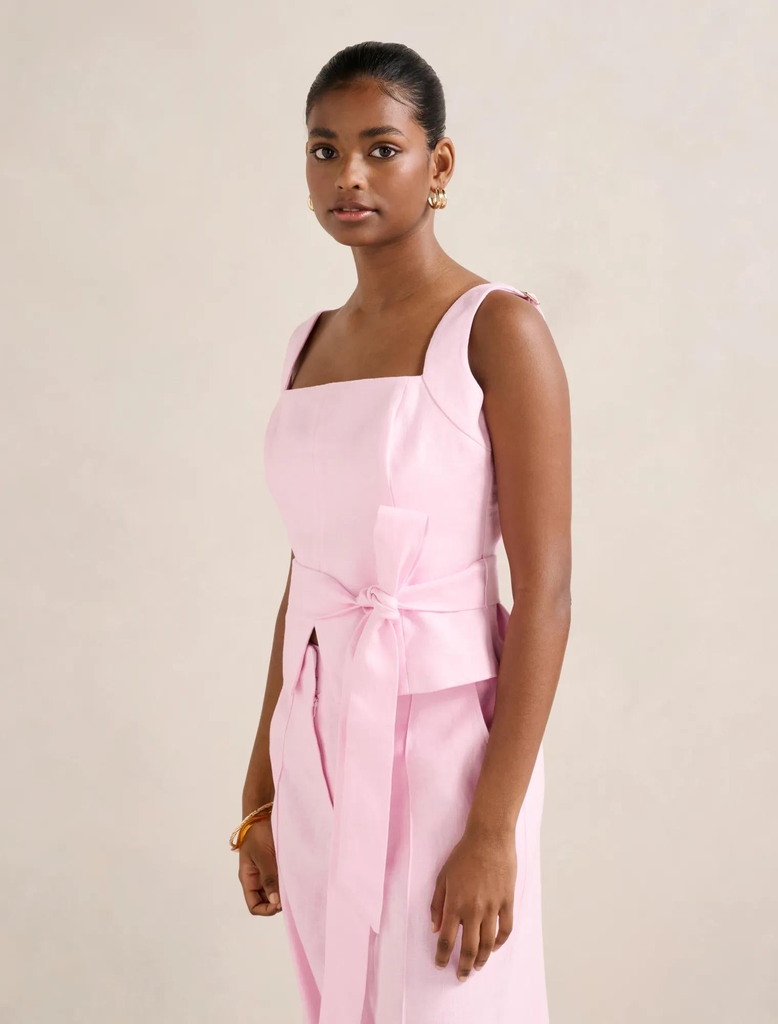 Emmy Petite Tie Up Top Cherry Blossom co-ord