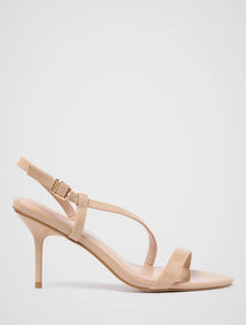 Abigail Asymmetrical Pointy Sandals Nude_mannequin
