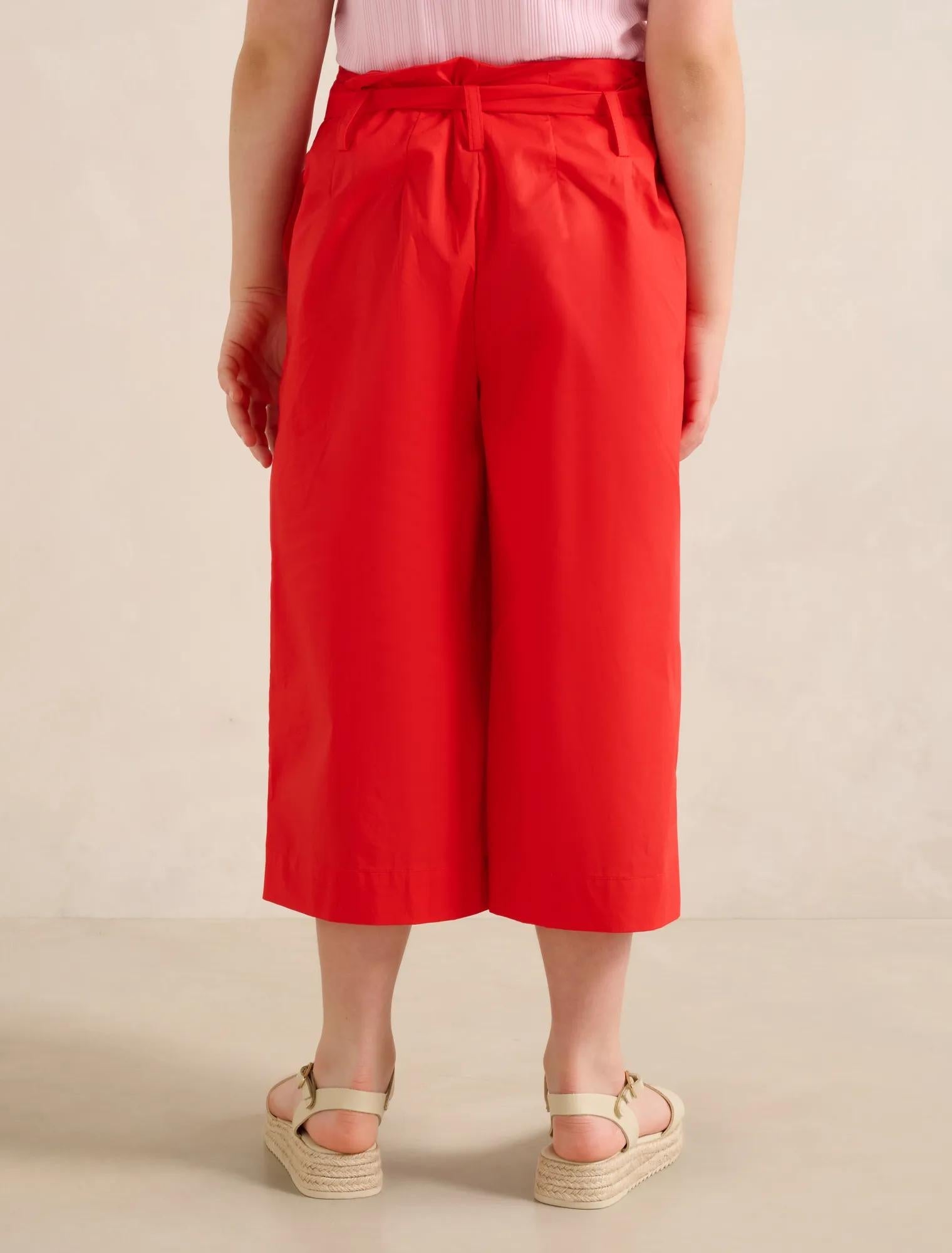 Carly Girls Cropped Pant Claire Red