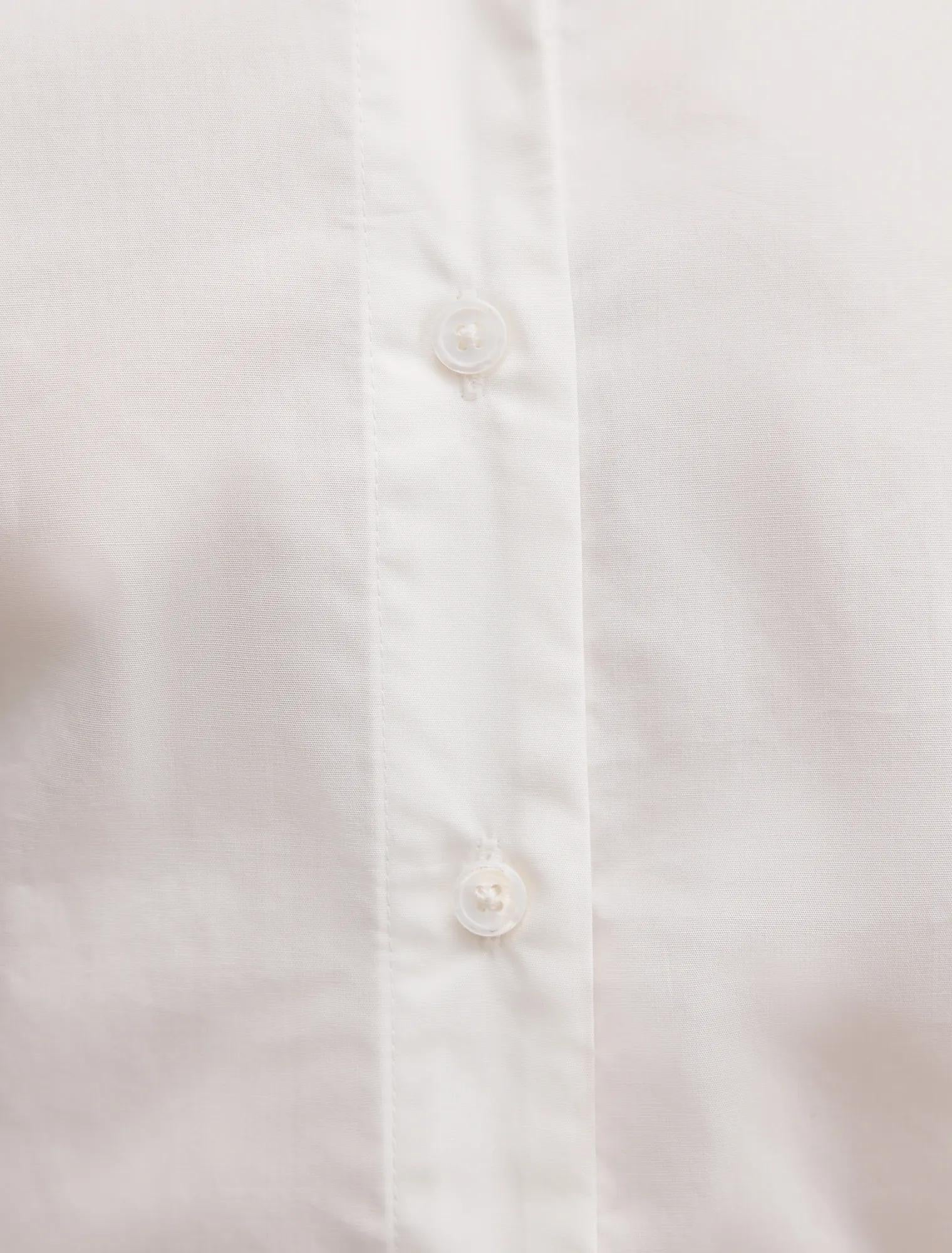 Ange Slim Fitted Shirt Porcelain