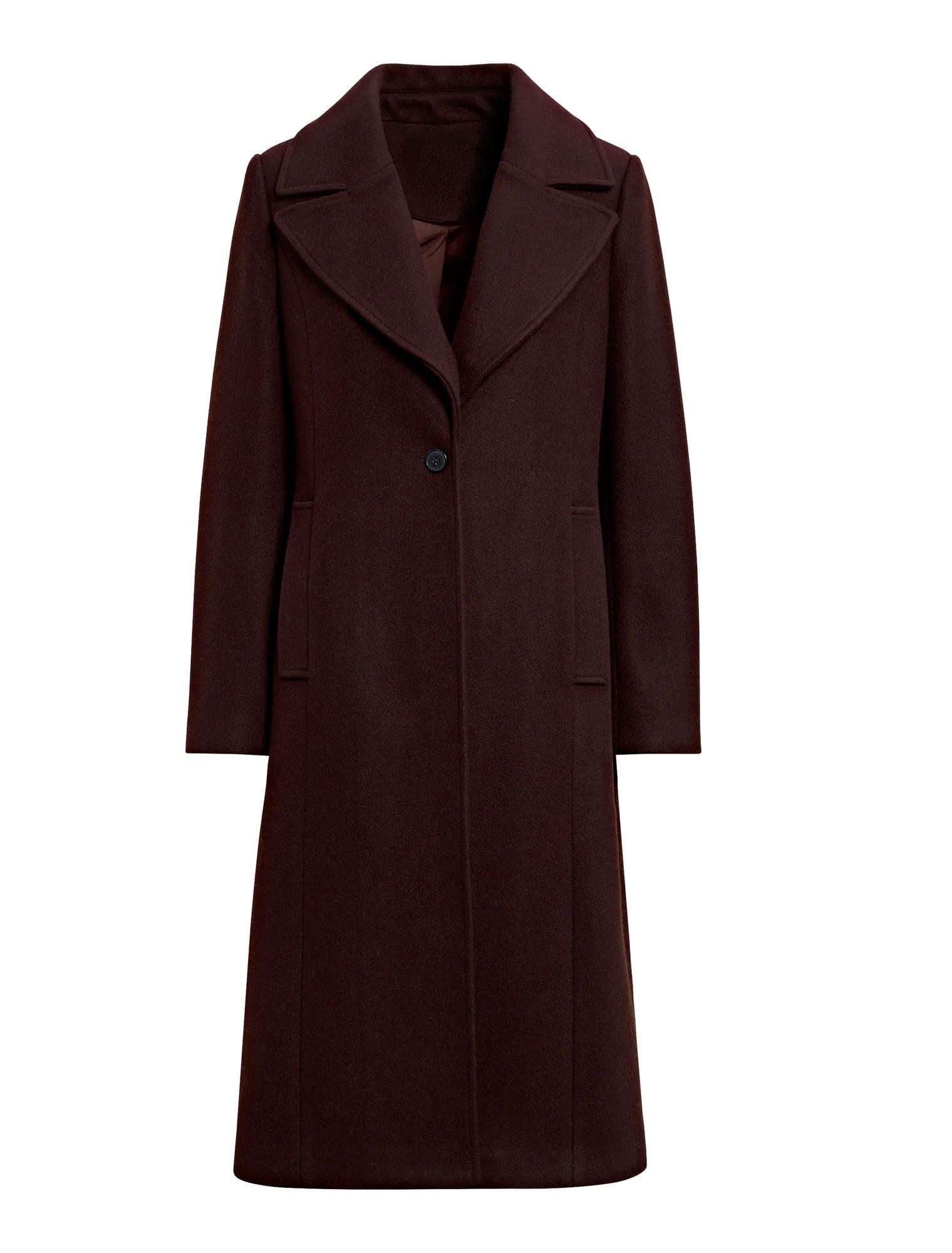 Danielle Single Breasted Coat Berry_mannequin