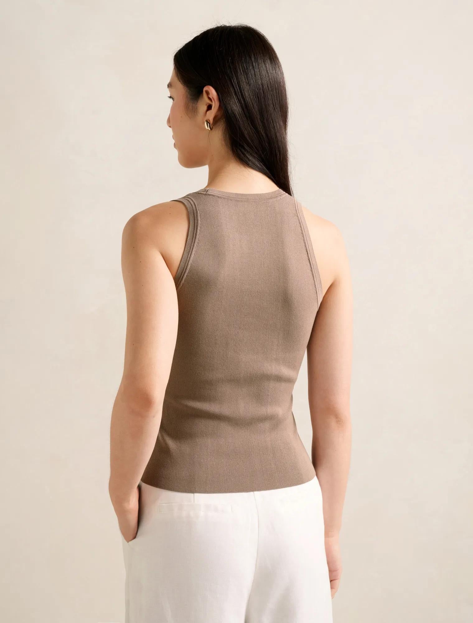 Harley Scoop Neck Tank Mushroom