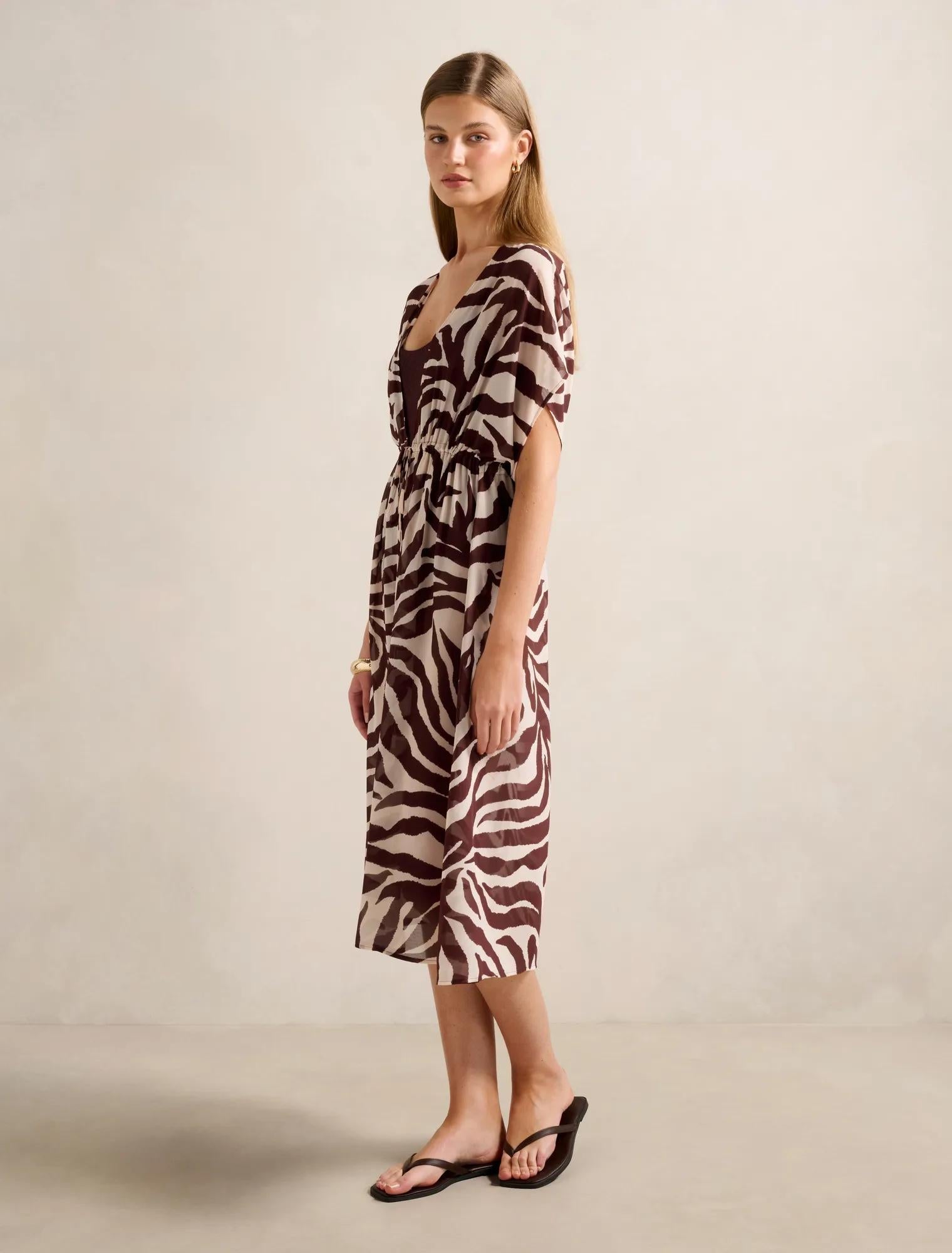 Eliza Summer Kaftan Tula Texture