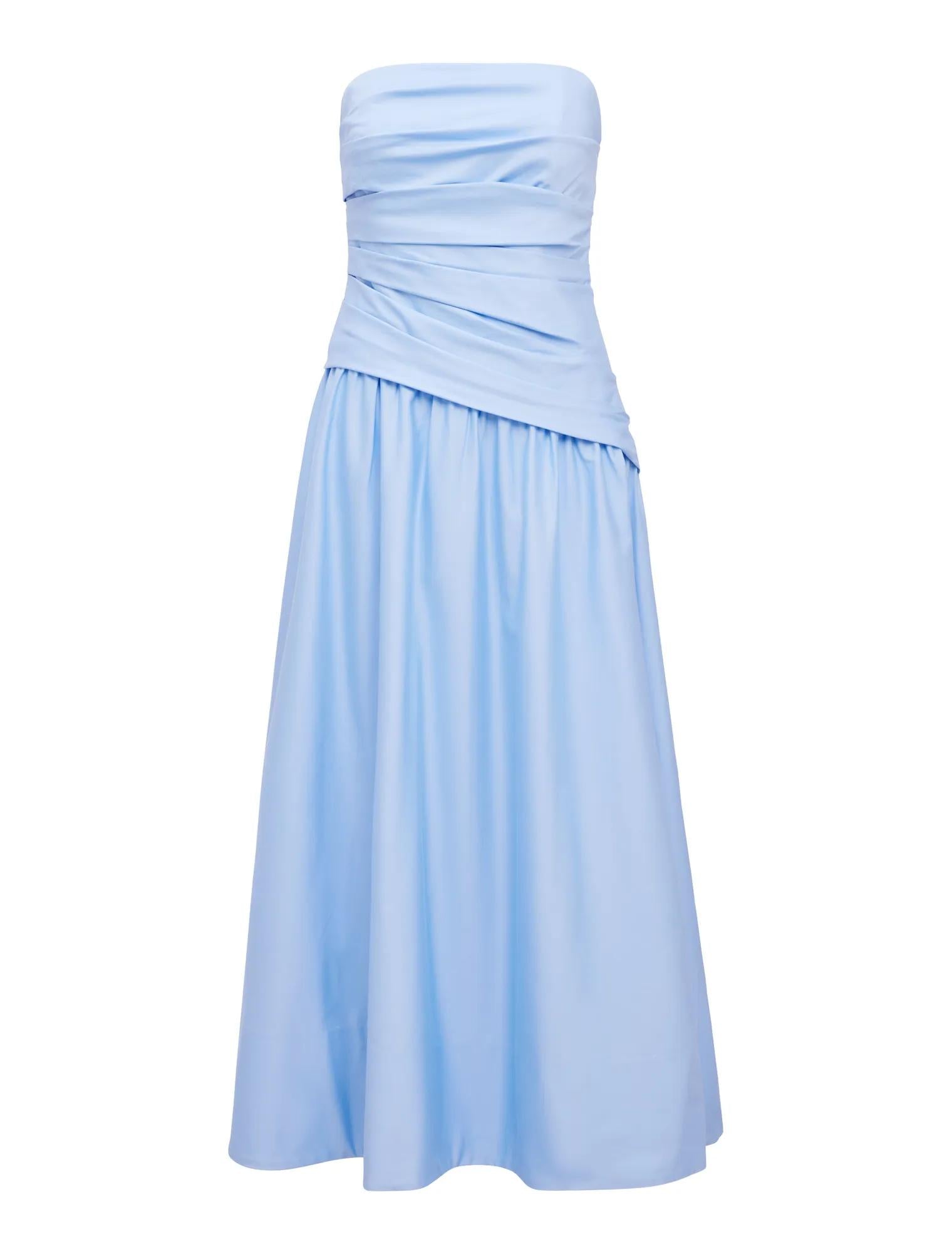 Ashton Ruched Midi Dress Dutch Canal_mannequin