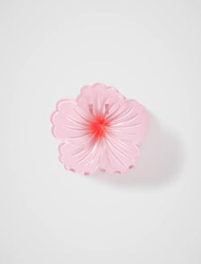 Hibiscus Flower Claw Clip Pink_mannequin