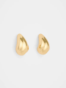 Signature Omara Organic Earrings Gold_mannequin