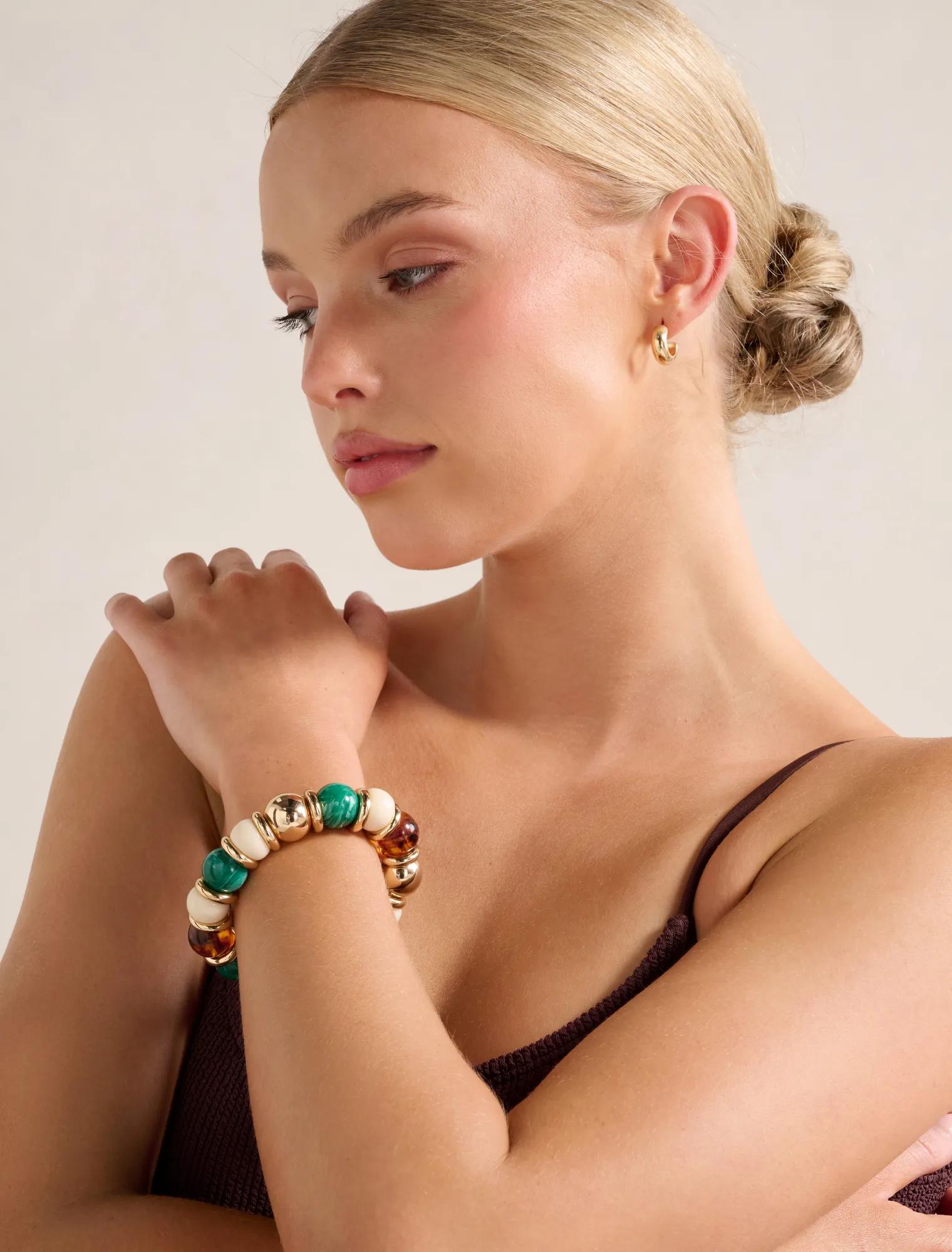 Signature Eloise Statement Bead Bracelet Multi