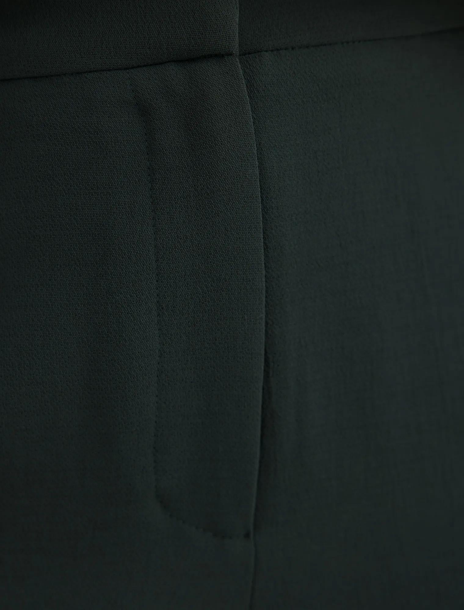 Dani Straight Leg Pants Dark Green
