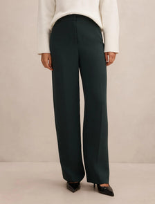 Dani Straight Leg Pants Dark Green