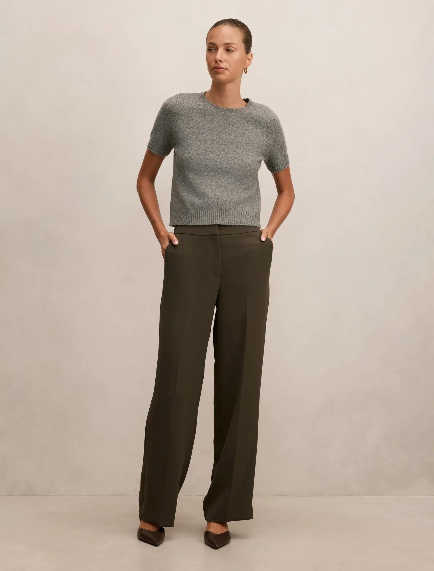 Dani Straight Leg Pant Olive