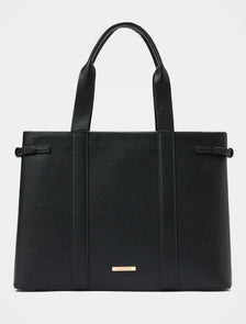 Dalton Laptop Tote Bag Black_mannequin