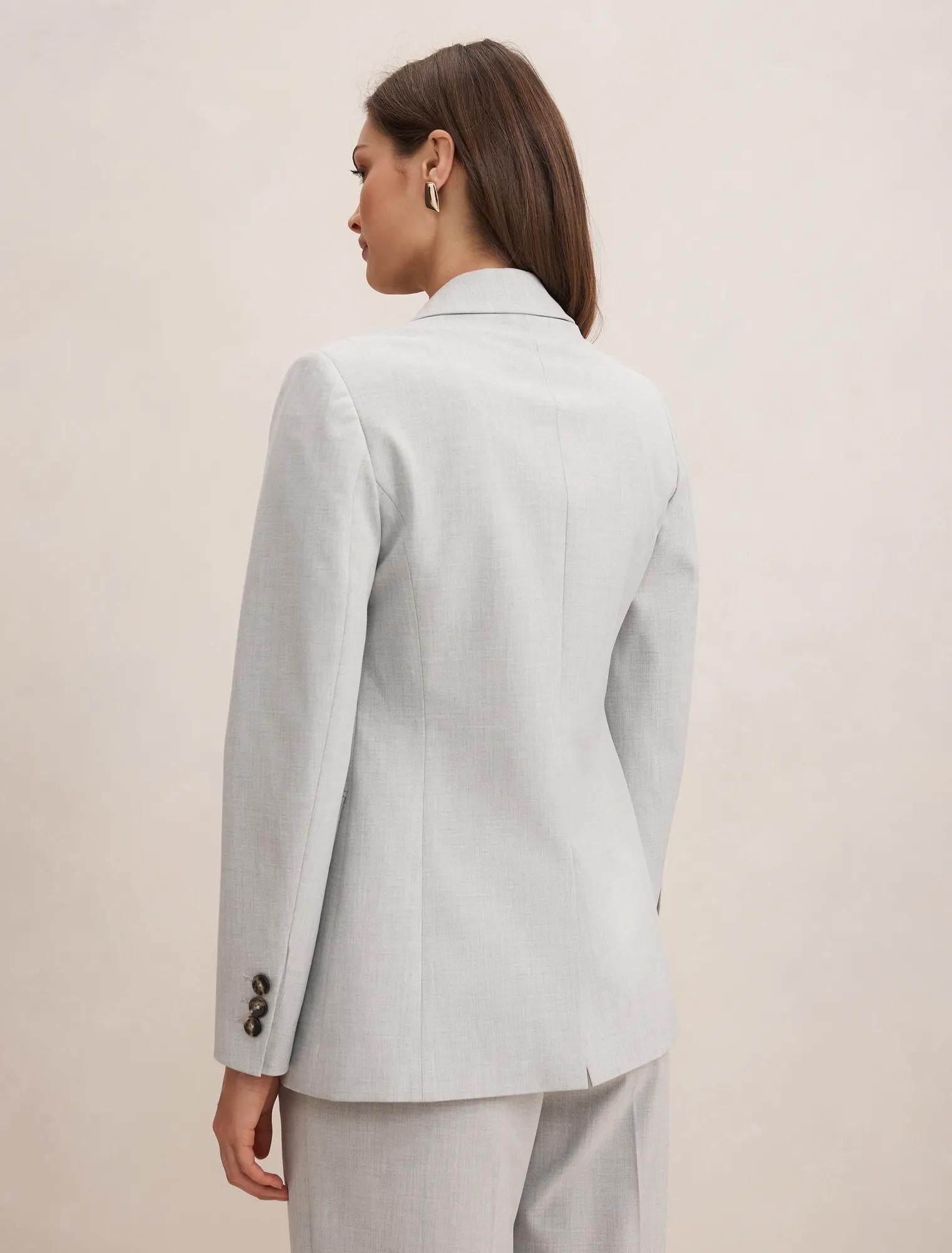 Sophia Oversized Suit Blazer Grey Suit