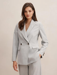 Sophia Oversized Suit Blazer Grey Suit